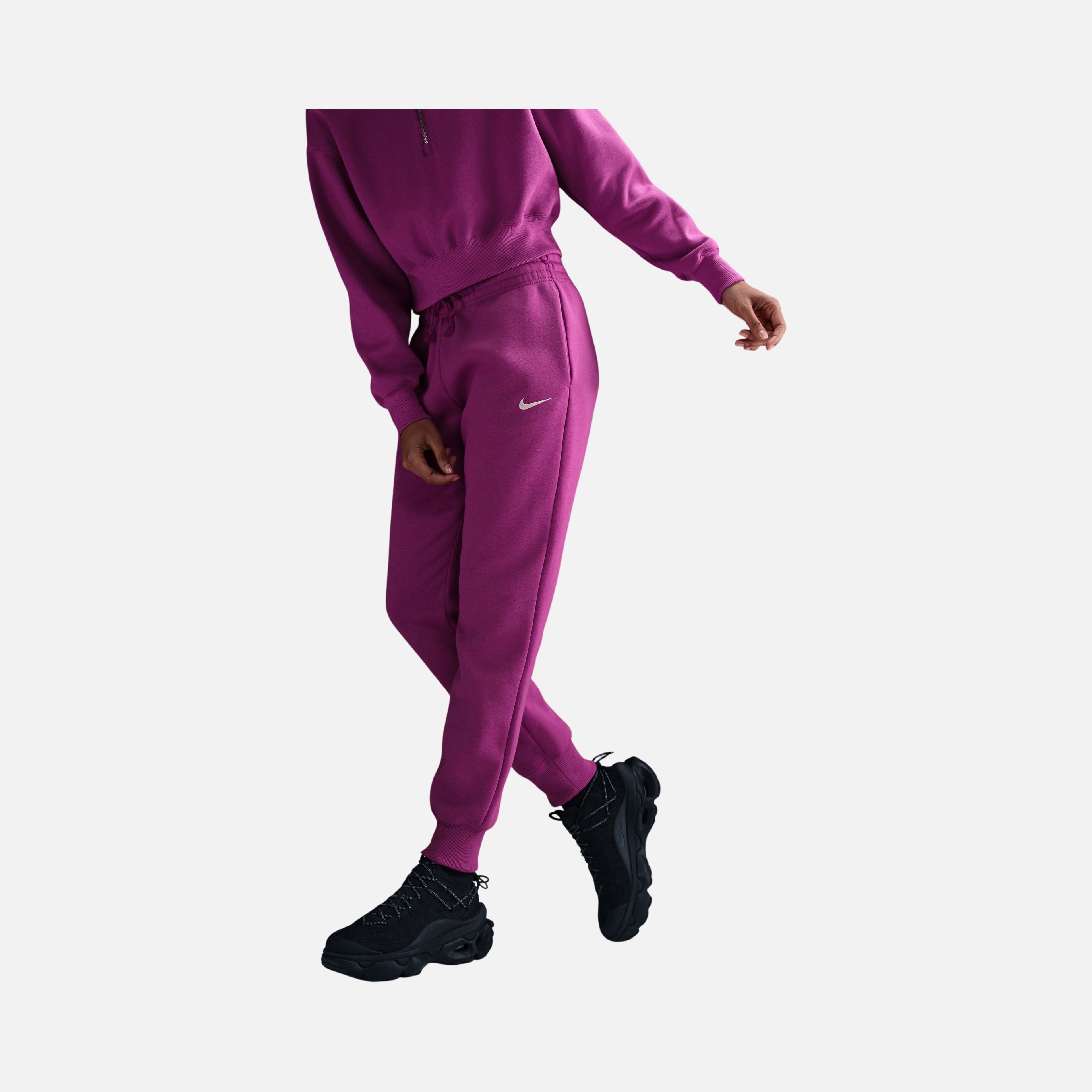 Nike Sportswear Phoenix Fleece Mid-Rise Kadın Eşofman Altı