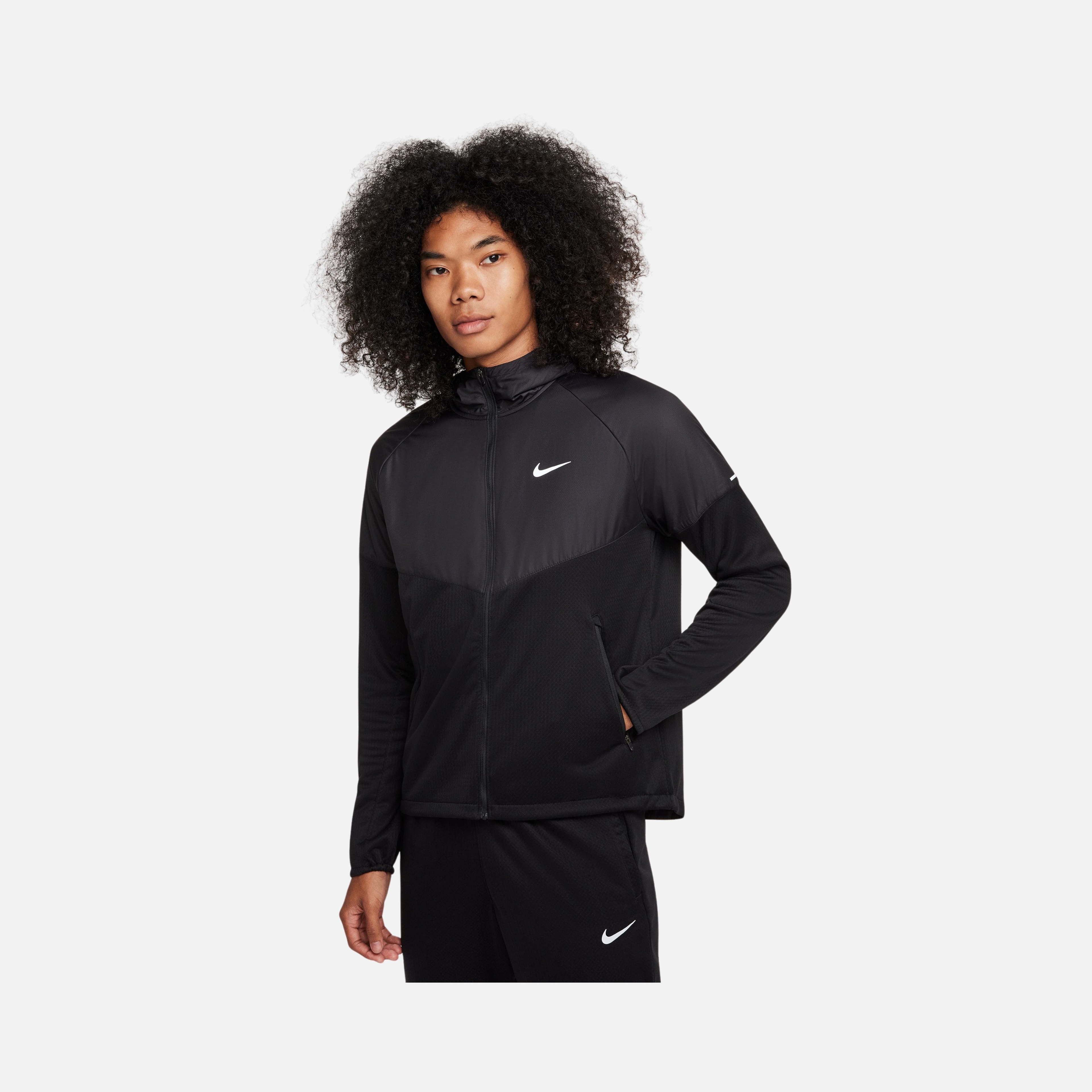Nike Sphere Miler Therma-Fit Water-Repellent Running Full-Zip Hoodie Erkek Ceket
