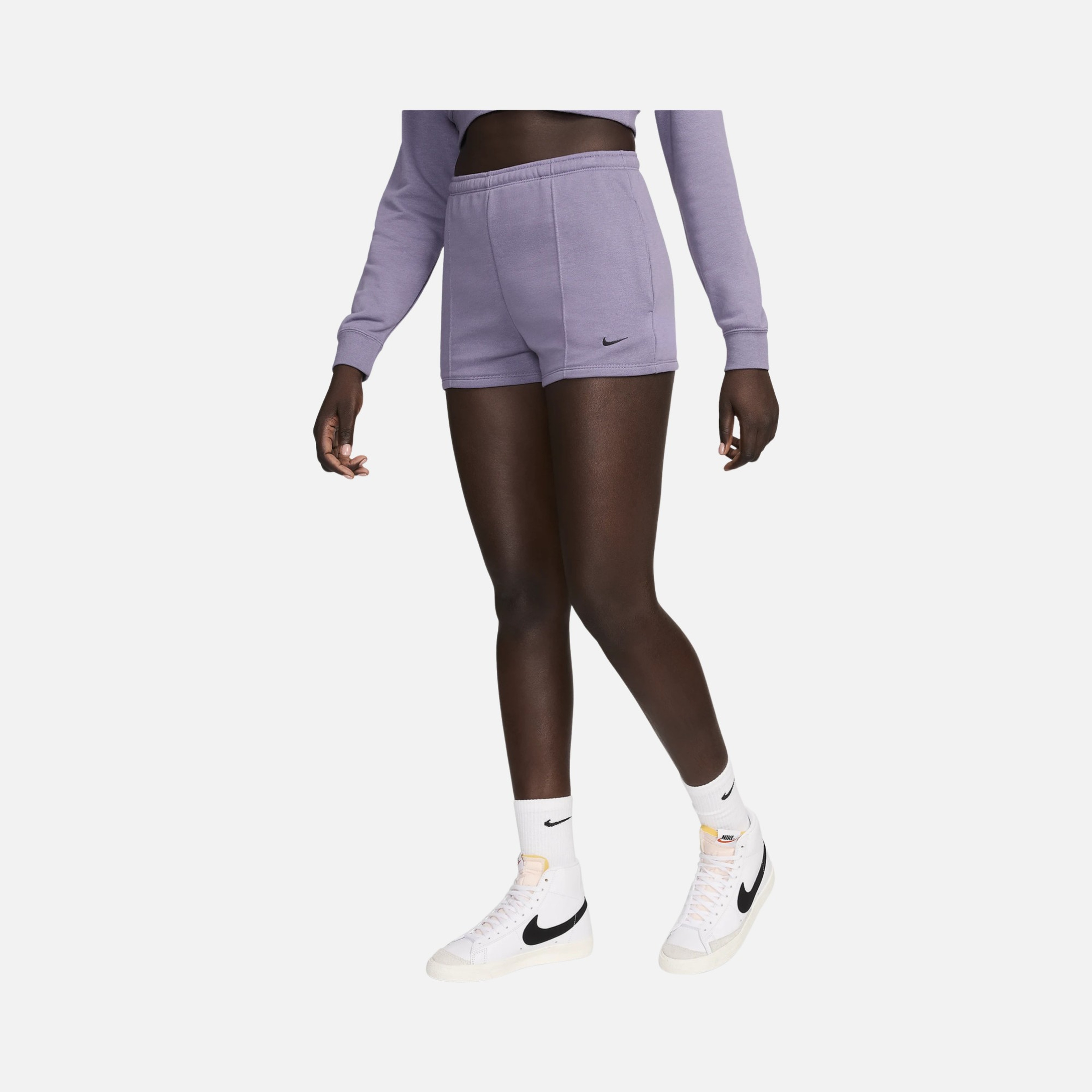 Nike Sportswear Chill Terry French Terry High-Waisted Slim 5cm (approx.) Kadın Şort