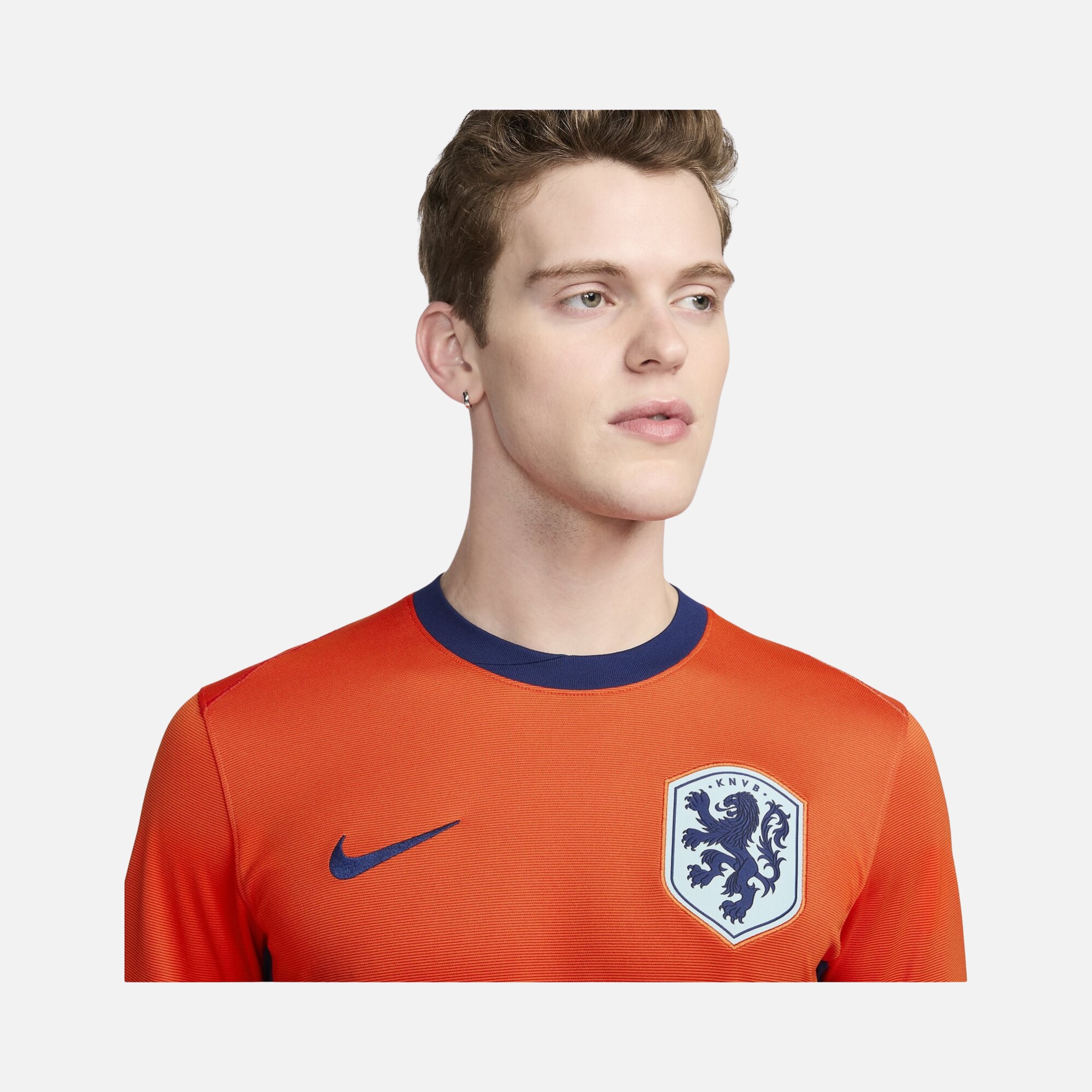 Nike Netherlands 2024-2025 Stadyum İç Saha Short-Sleeve Supporter Erkek Forma