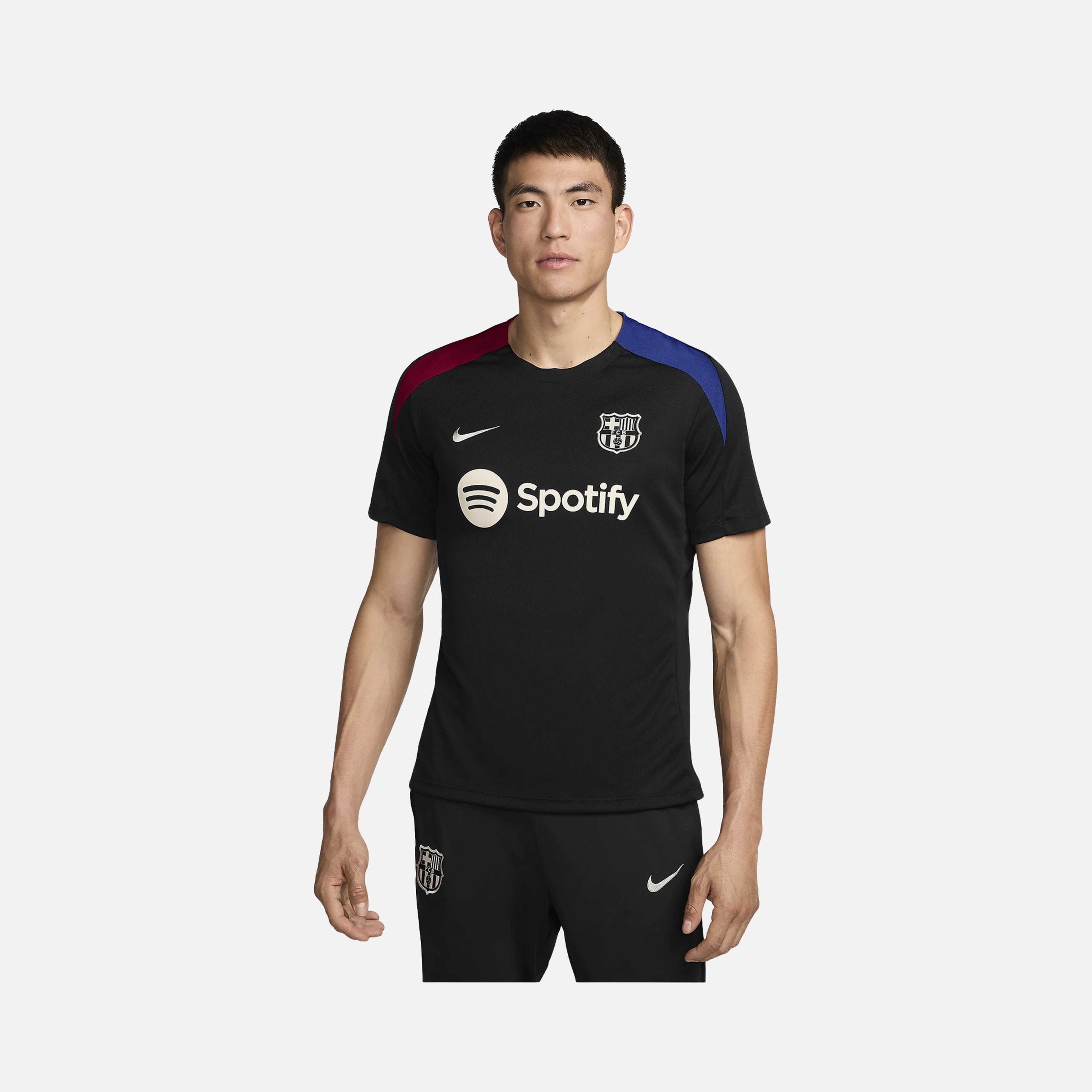 Nike FC Barcelona Strike Dri-Fit Football Knit Short-Sleeve Erkek
