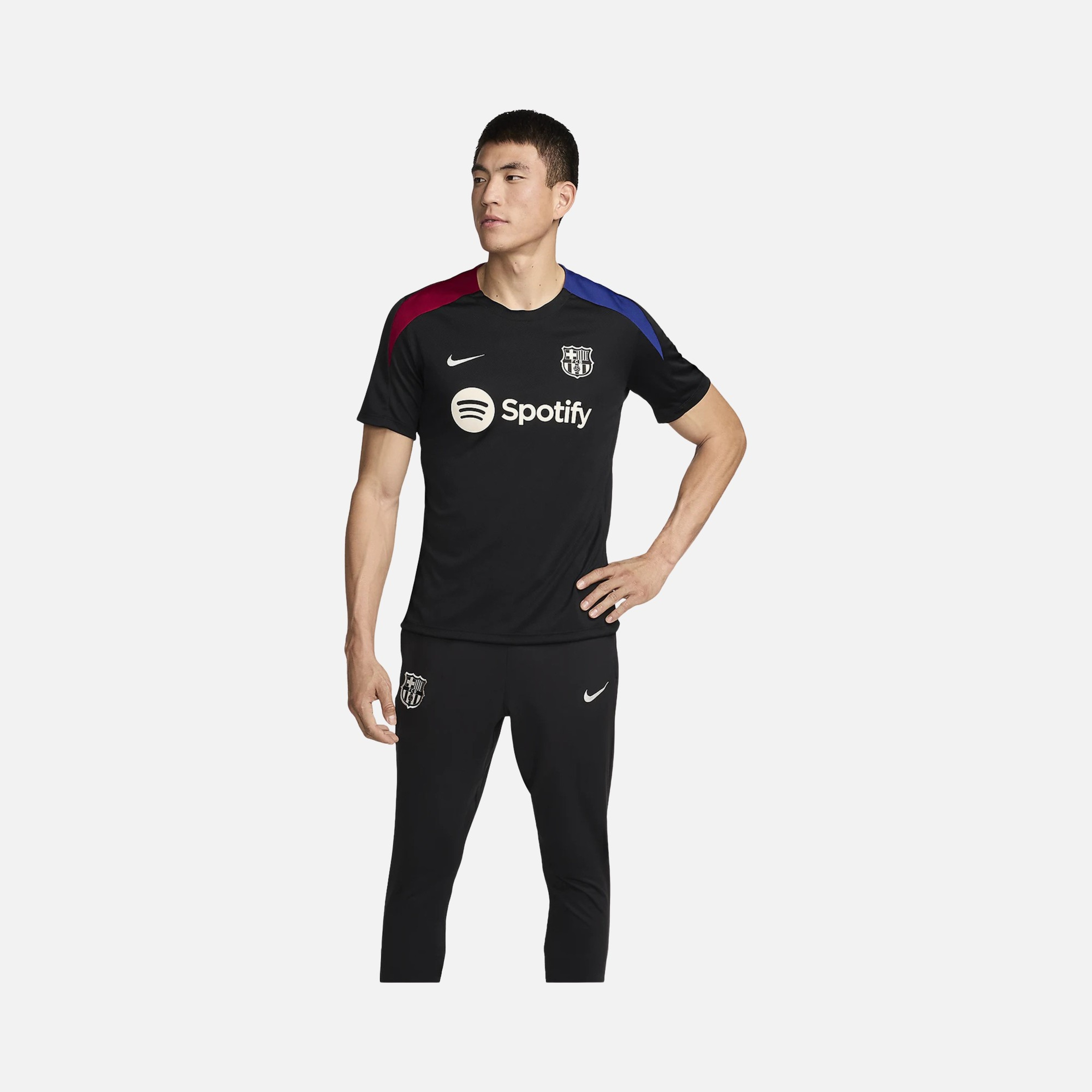 Nike FC Barcelona Strike Dri-Fit Football Knit Short-Sleeve Erkek