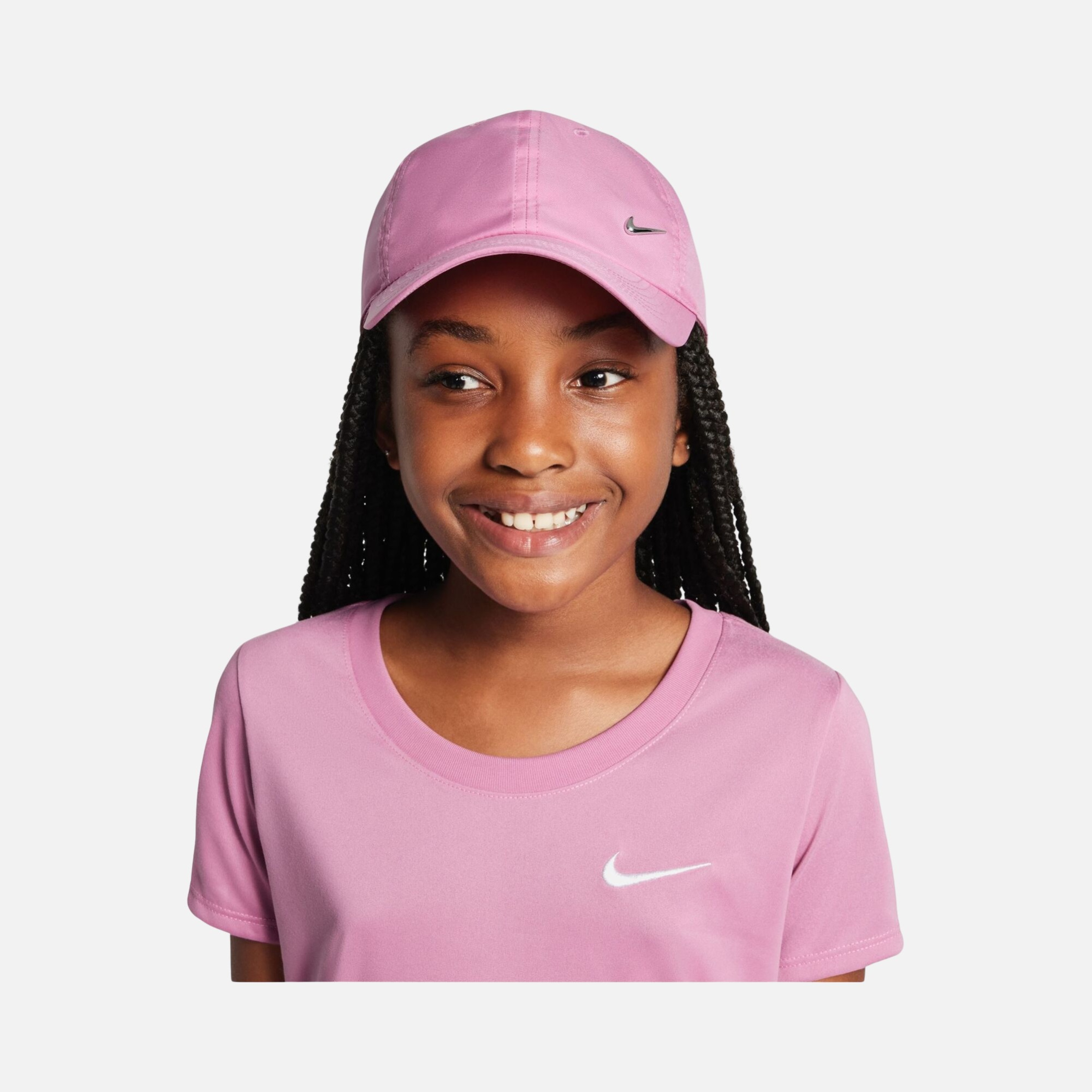 Nike Dri-Fit Sportswear Club Unstructured Metal Swoosh Adjustable Çocuk Şapka