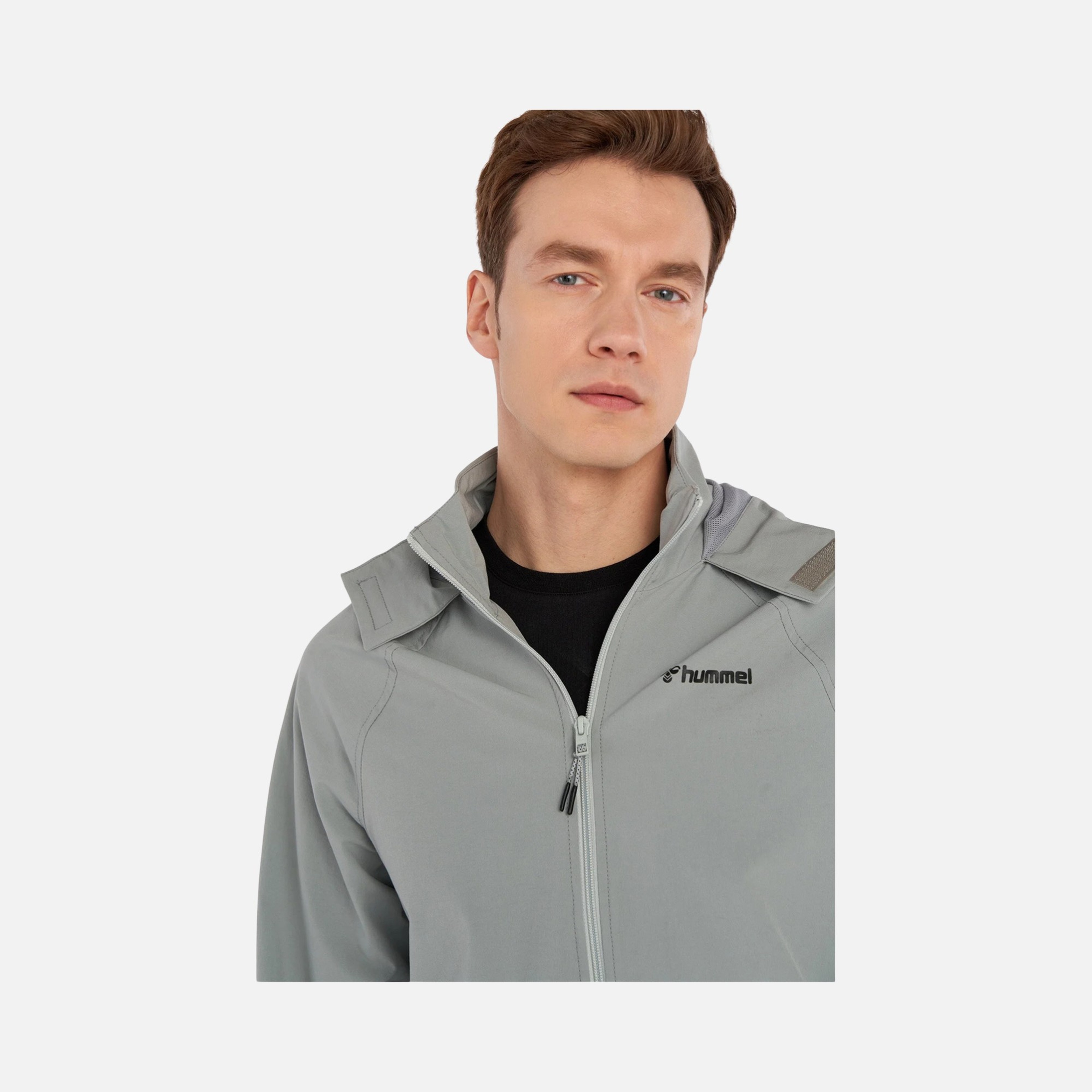 Hummel Jerik Woven Regular Fit Lined Versatile Full-Zip Hoodie Erkek Ceket