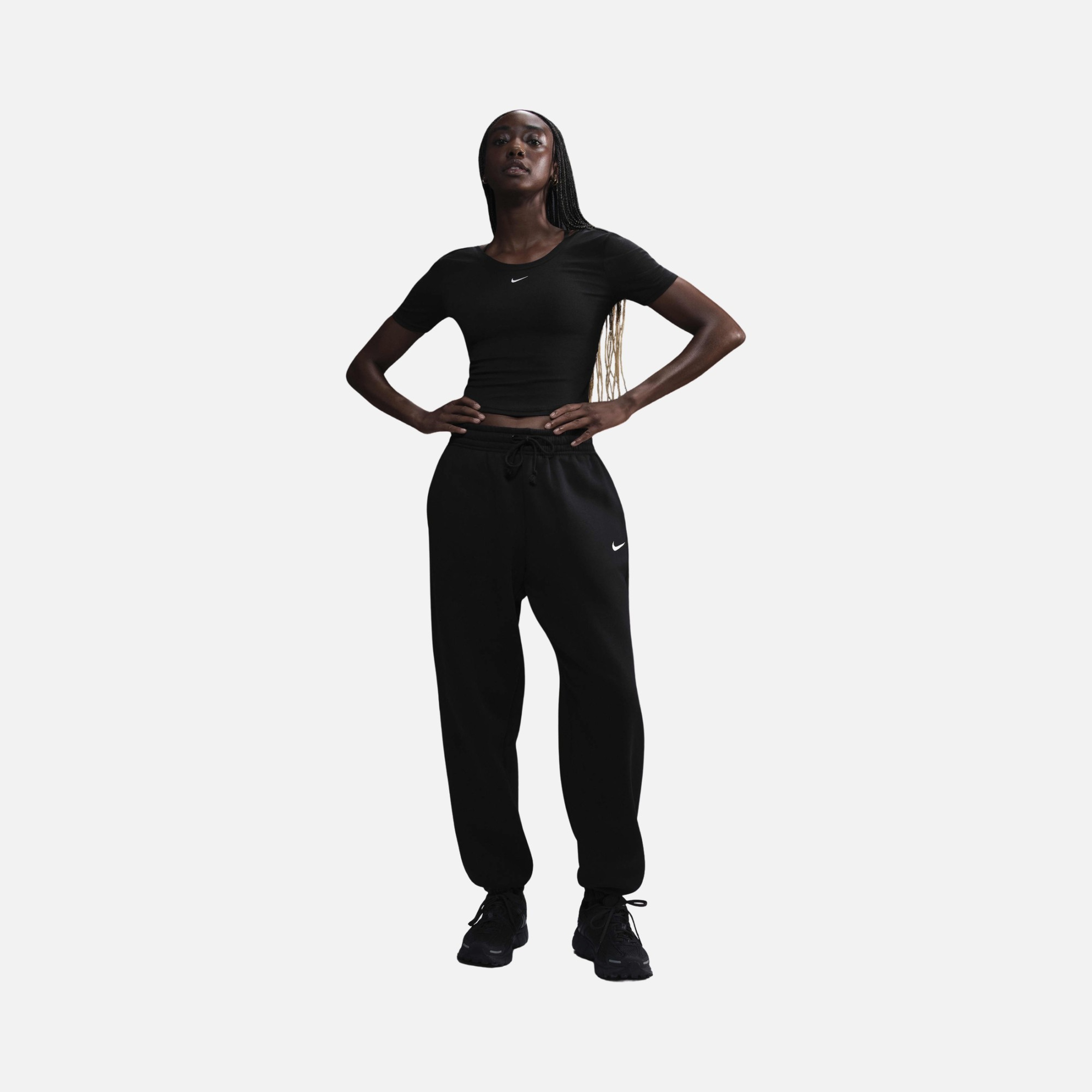 Nike Sportswear Phoenix Fleece High-Waisted Oversized Kadın Eşofman Altı