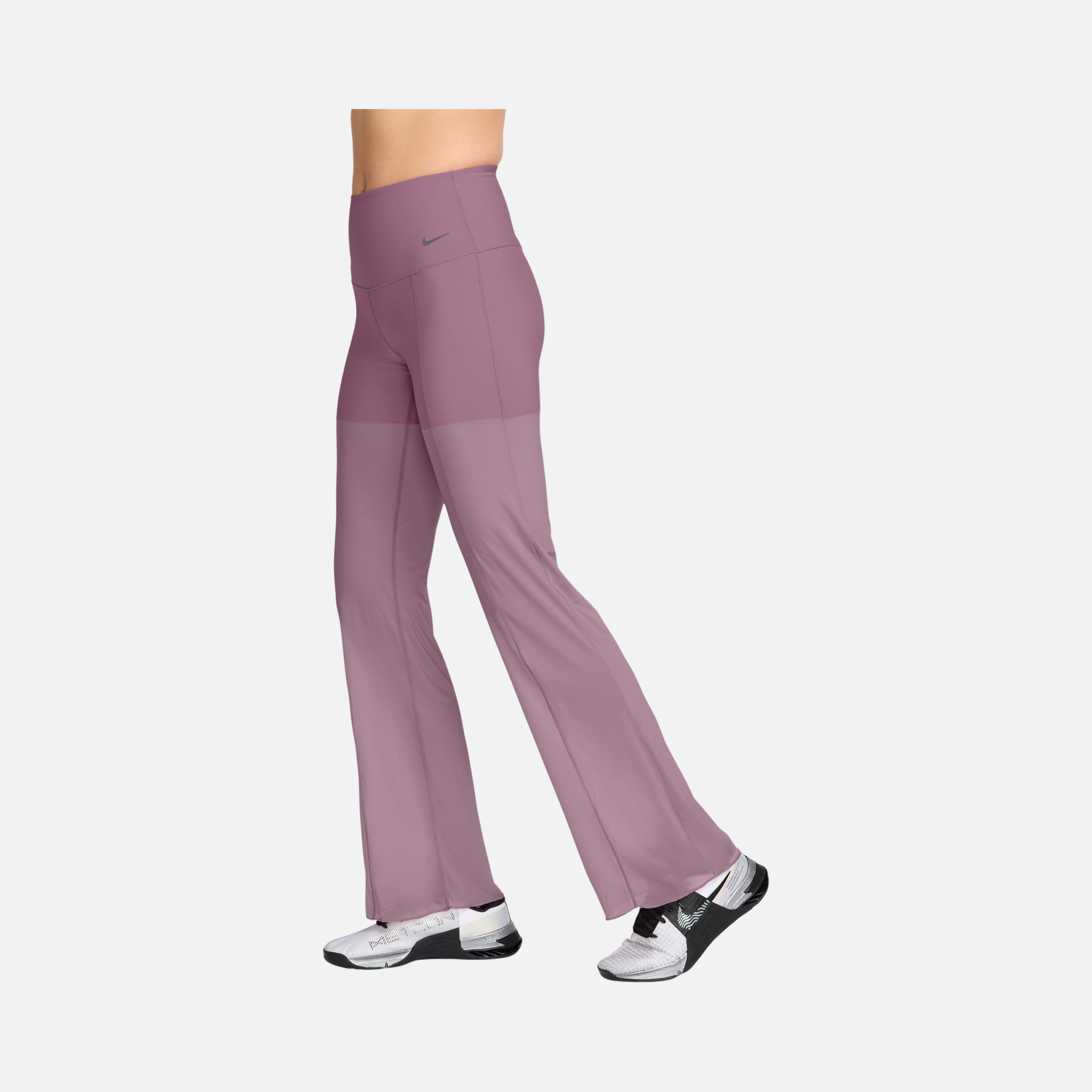 Nike Dri-Fit Zenvy High Waist Sheer Training Kadın Pantolon