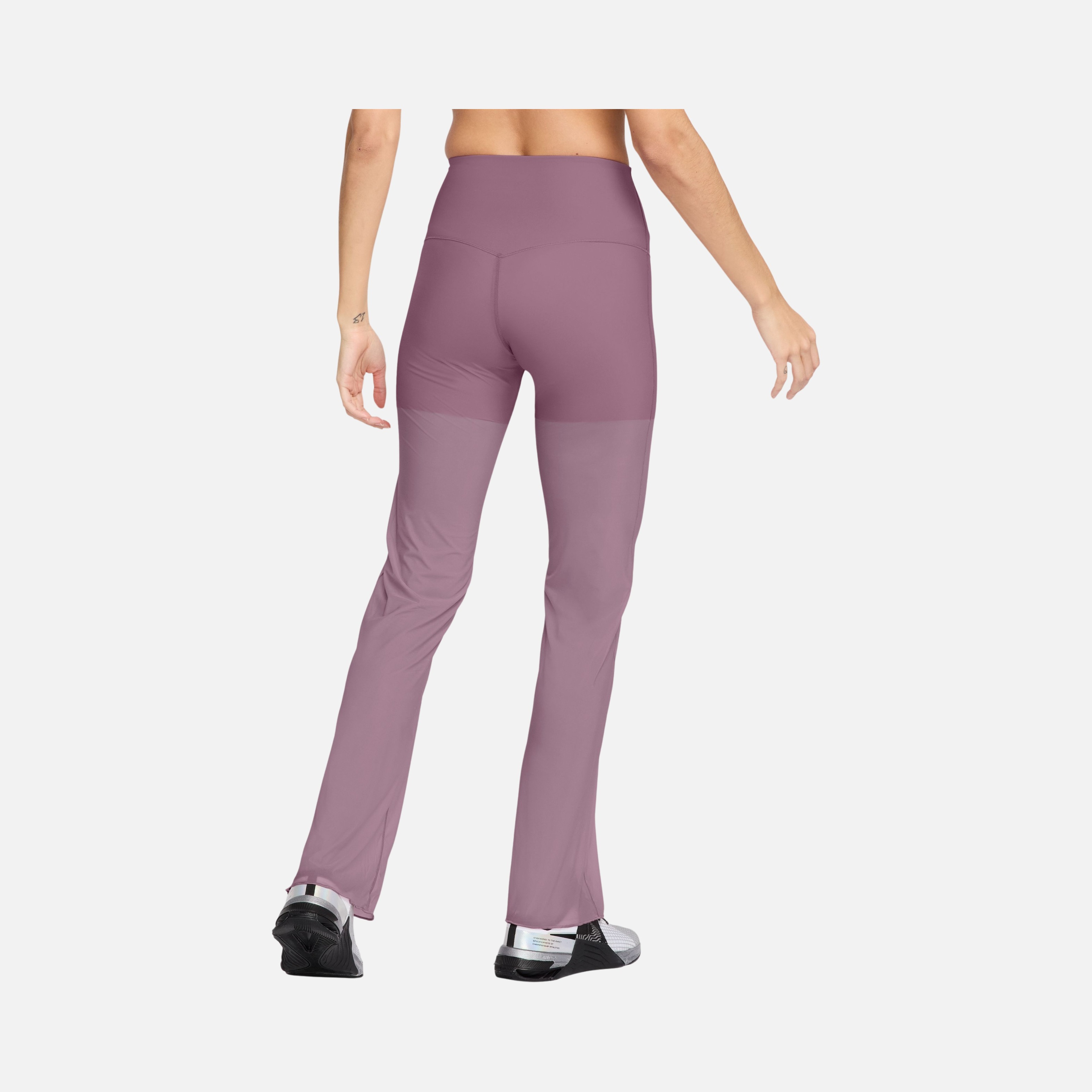 Nike Dri-Fit Zenvy High Waist Sheer Training Kadın Pantolon