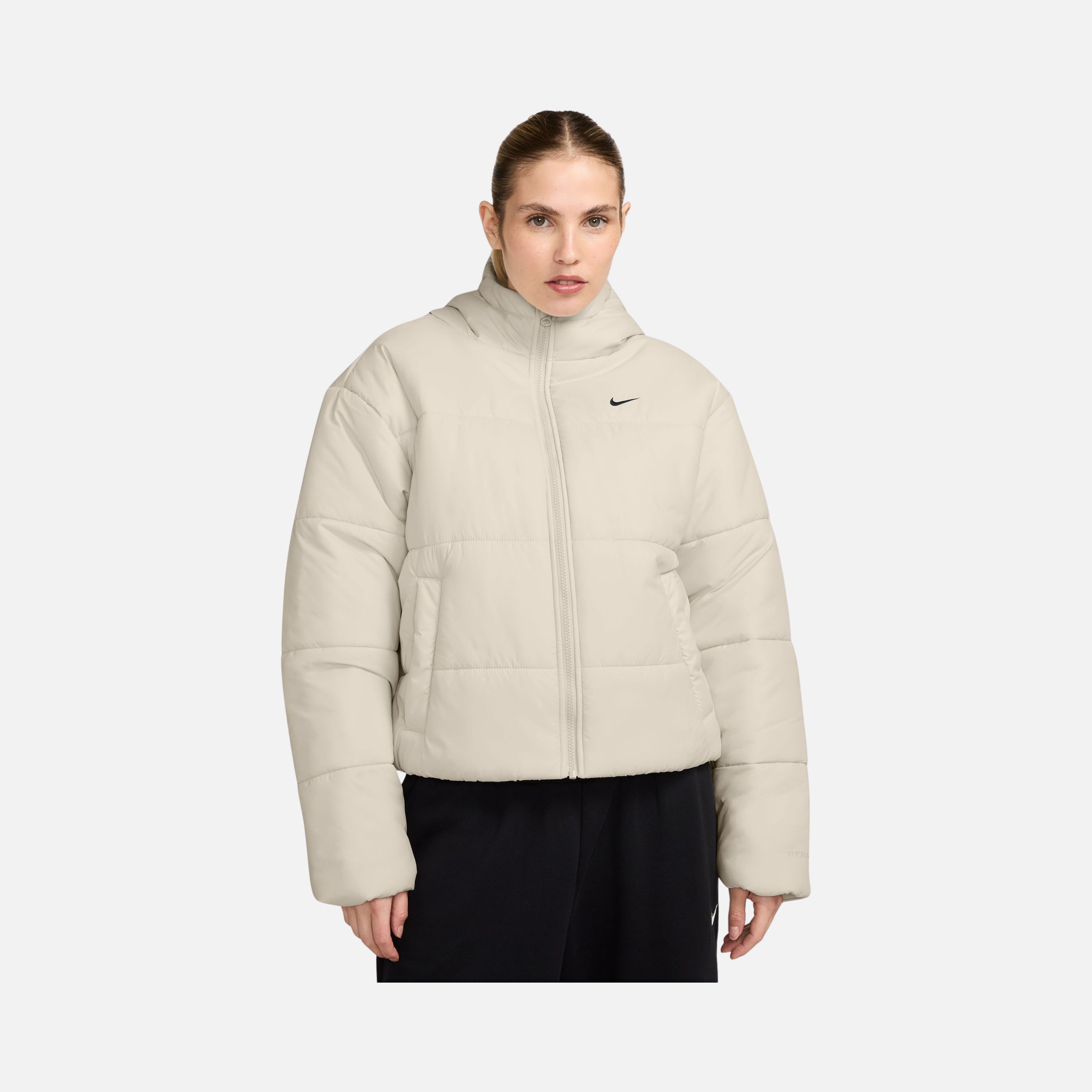 Nike Sportswear Therma-Fit Loose Cut at Hip-Length Full-Zip Hoodie Kadın Mont