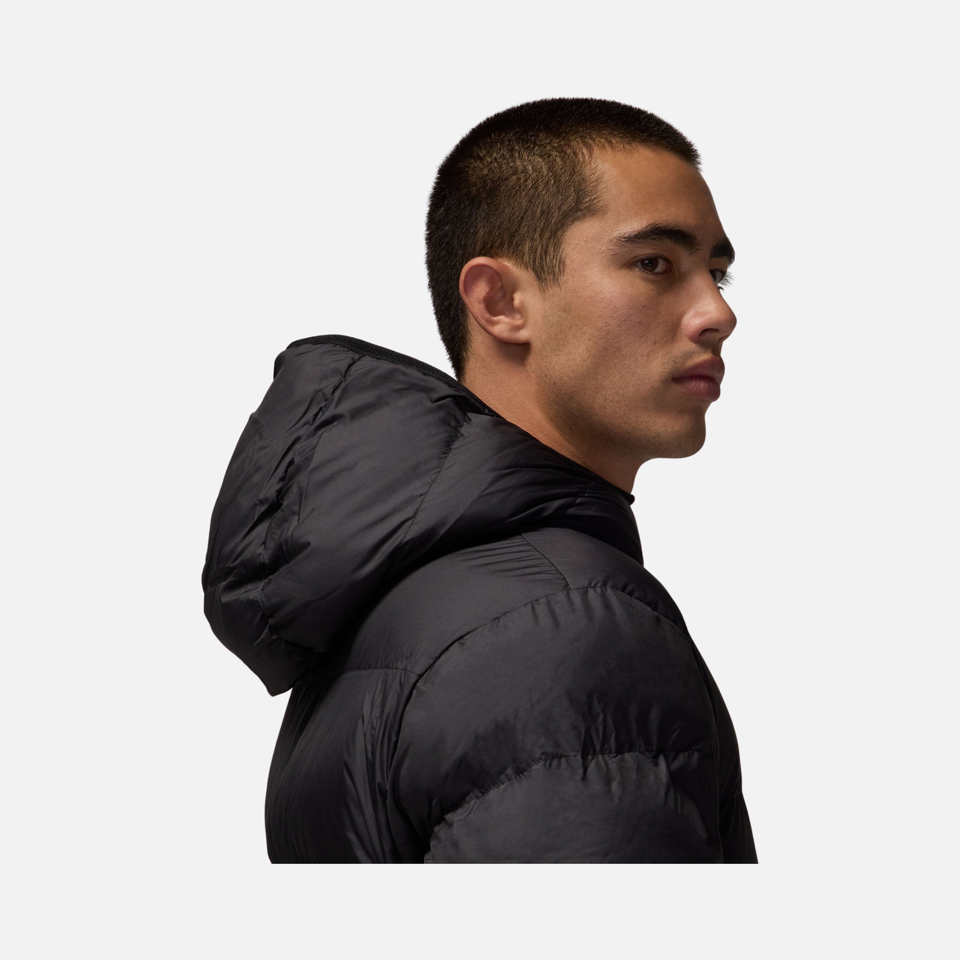 Nike Jordan Brooklyn Therma-Fit Essentials Core Puffer Full-2 Way Zipper Hoodie Erkek Mont