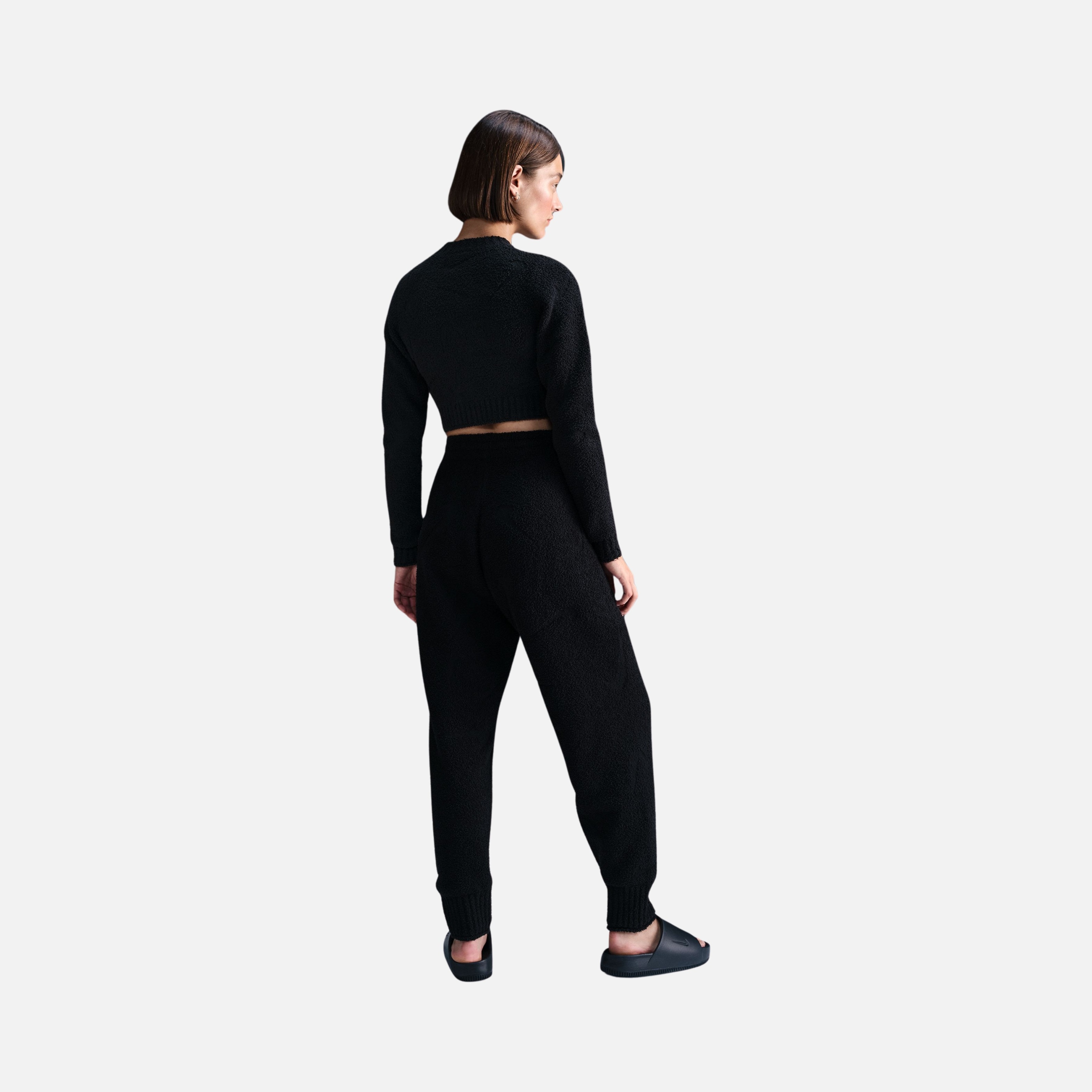 Nike Sportswear Phoenix Cozy Bouclé Tight Knit Long-Sleeve Kadın Tişört