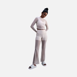 Nike Zenvy InfinaSoft Dri-Fit Sheer Training Long-Sleeve Kadın Tişört