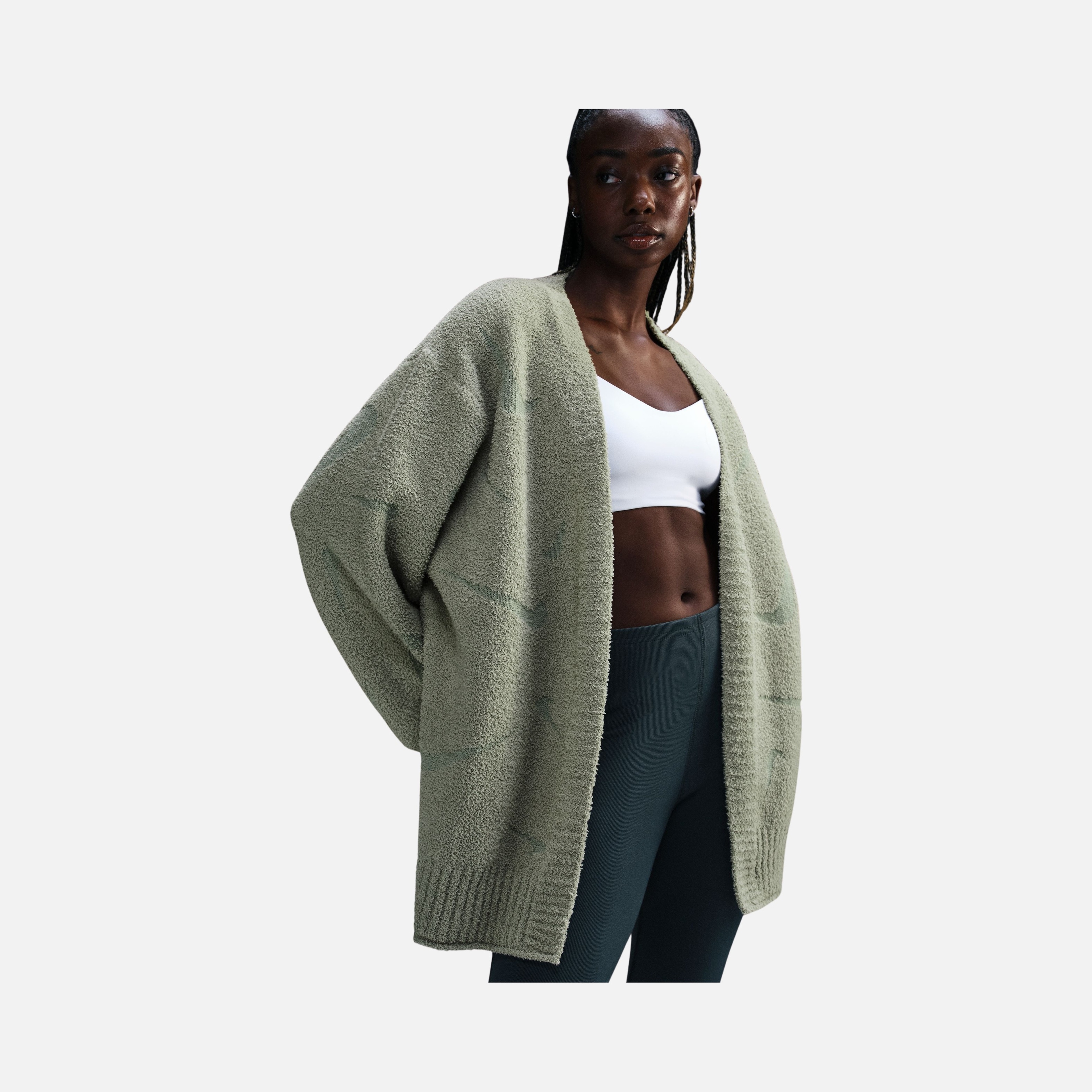 Nike Sportswear Phoenix Cozy Bouclé Oversized Knit Kadın Ceket