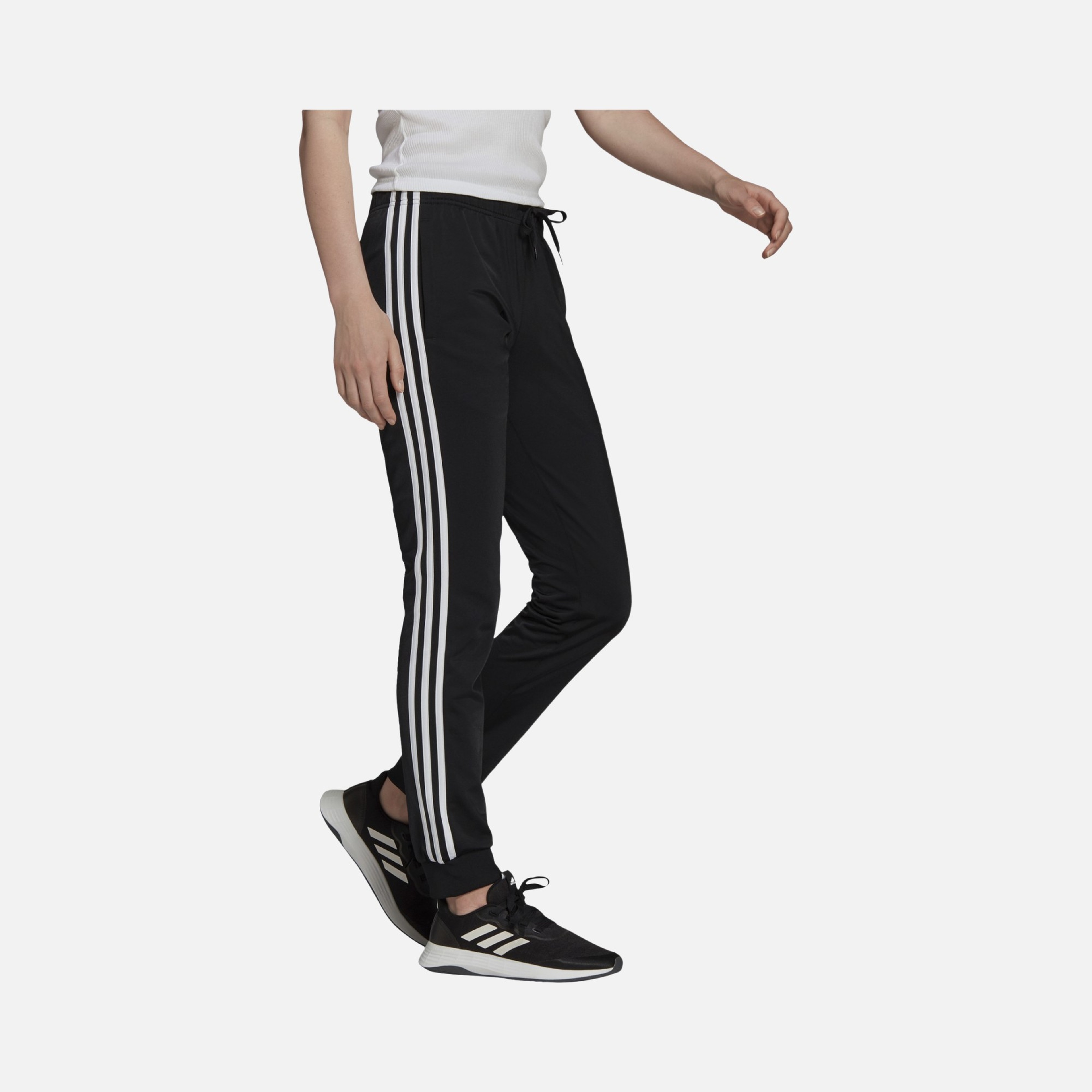 adidas Primegreen Essentials Warm-Up Slim Tapered 3-Stripes Kadın Eşofman Altı