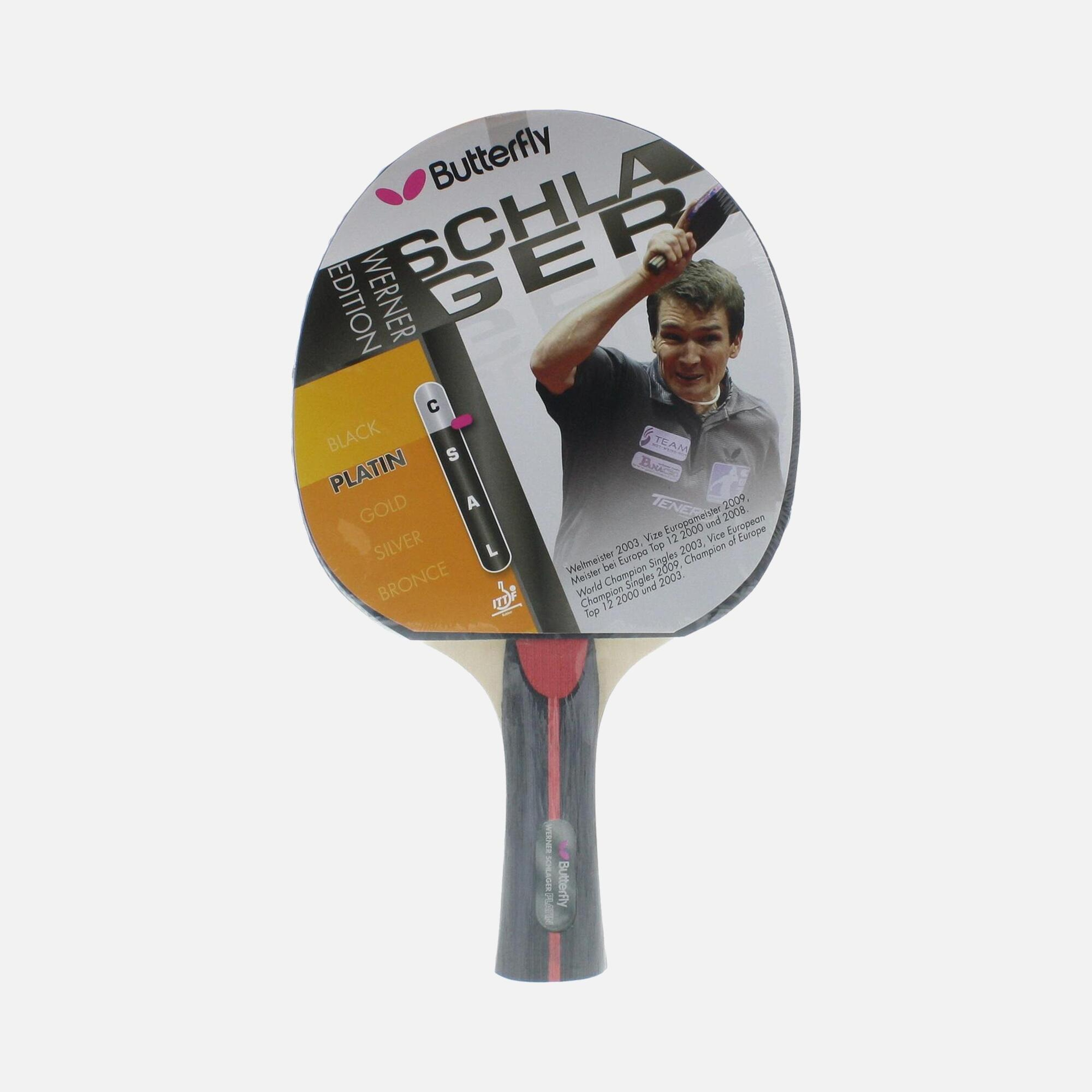 Butterfly 85074 Werner Schlager Platin Masa Tenisi Raketi