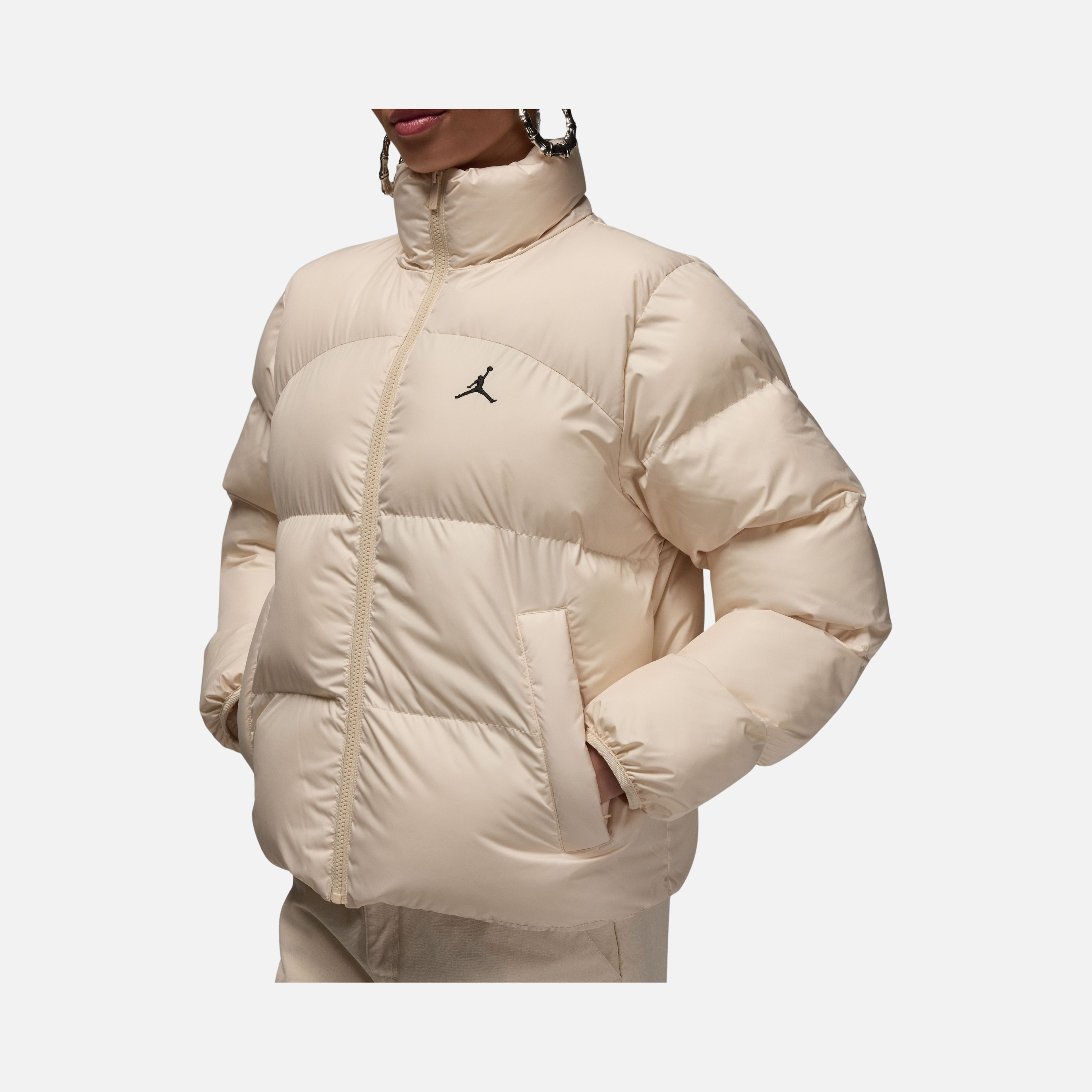 Nike Jordan Puffer Woven Fabric Synthetic Insulation Full-Zip Kadın Mont