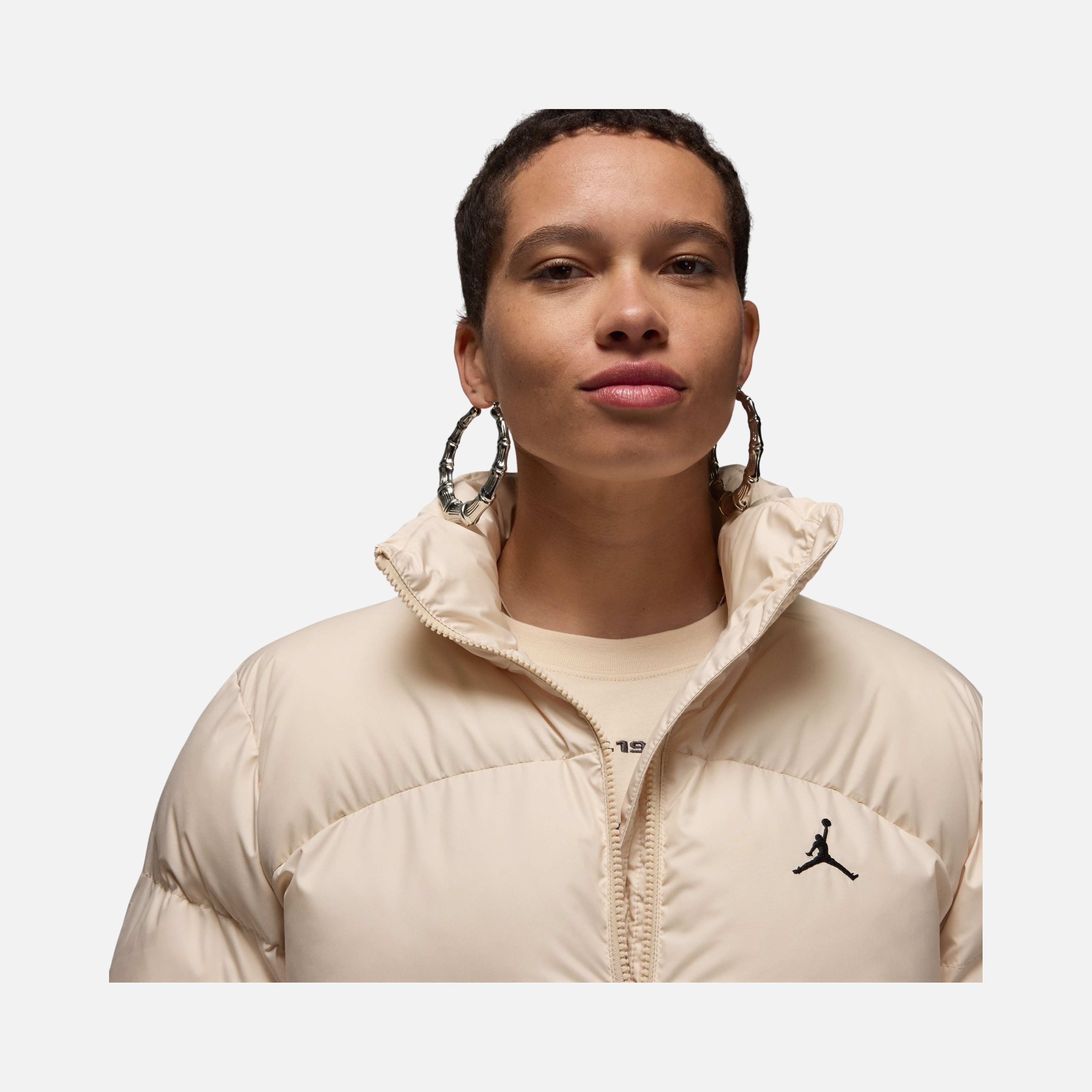 Nike Jordan Puffer Woven Fabric Synthetic Insulation Full-Zip Kadın Mont