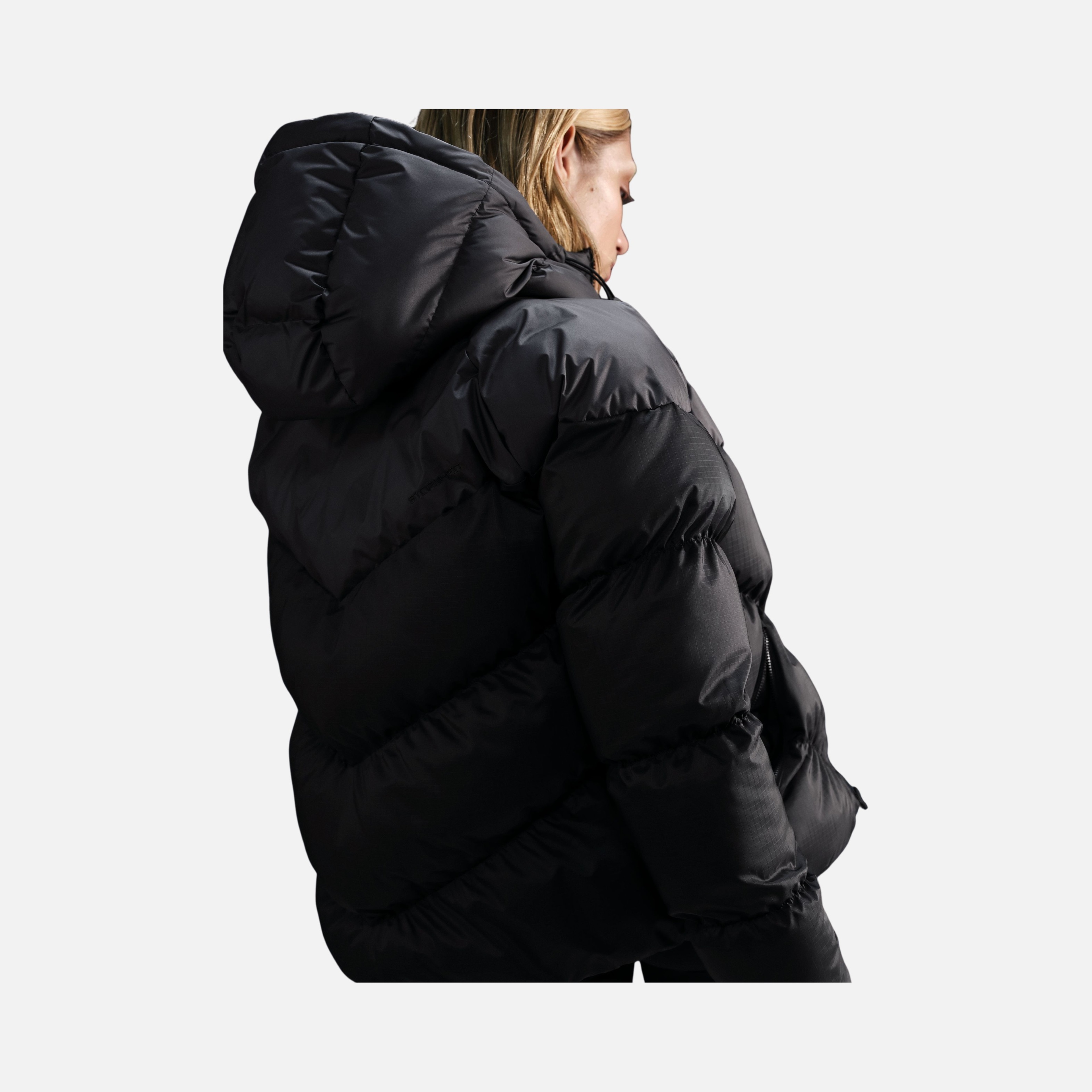 Nike Sportswear Windpuffer Storm-Fit Loose Full-Zip Hoodie Kadın Mont