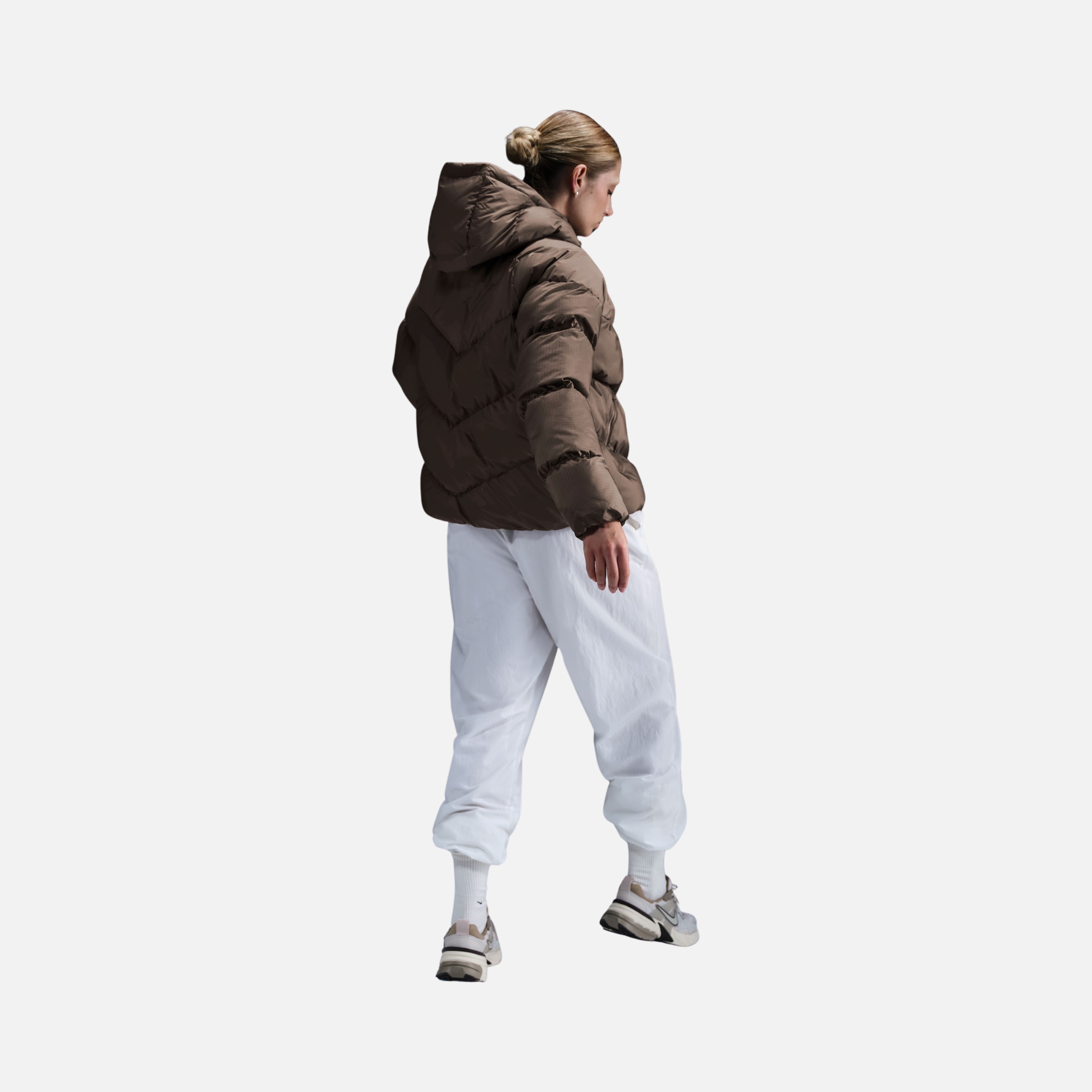 Nike Sportswear Windpuffer Storm-Fit Loose Full-Zip Hoodie Kadın Mont