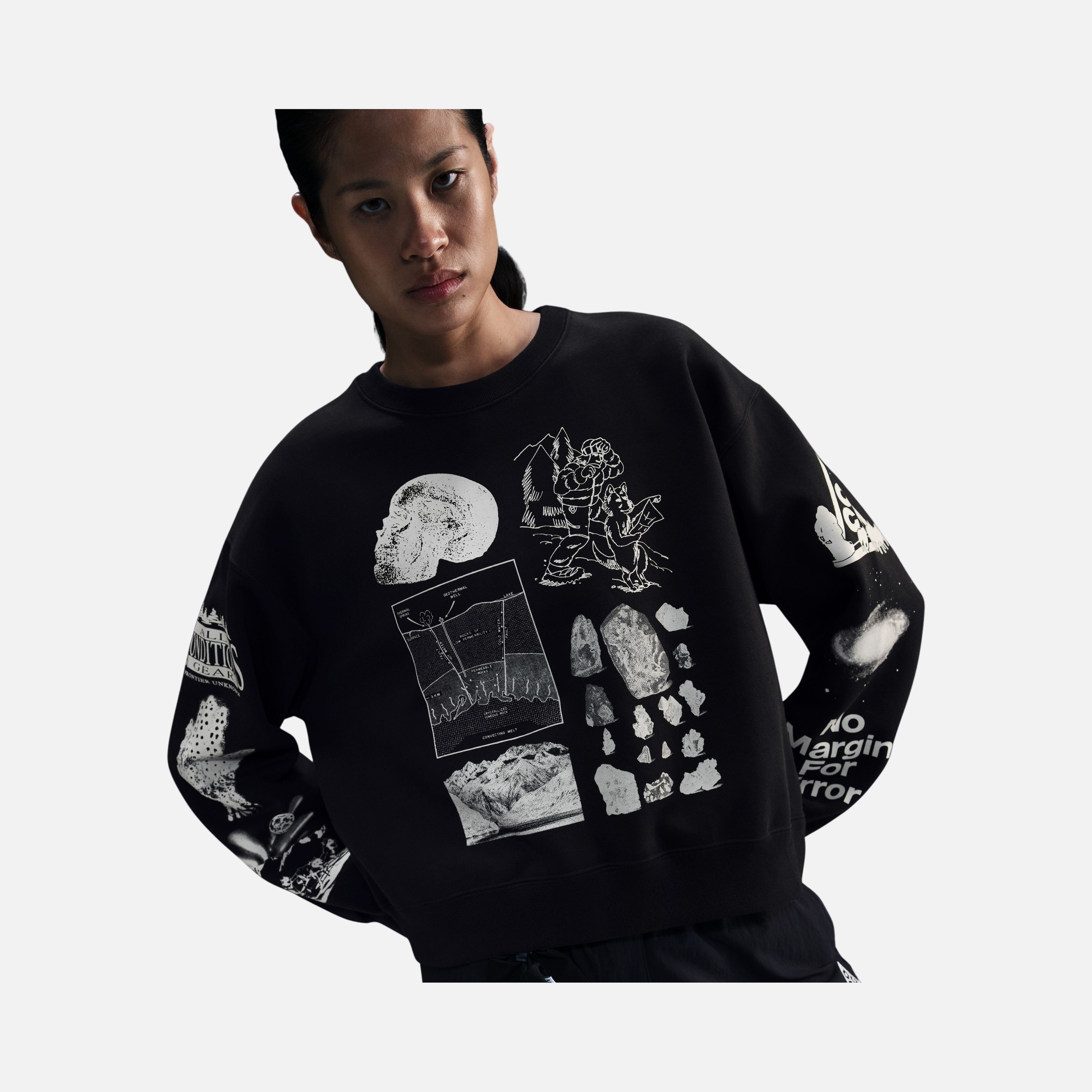 Nike Sportswear ACG "Tuff Fleece" Therma-Fit Repel Crew Kadın Sweatshirt