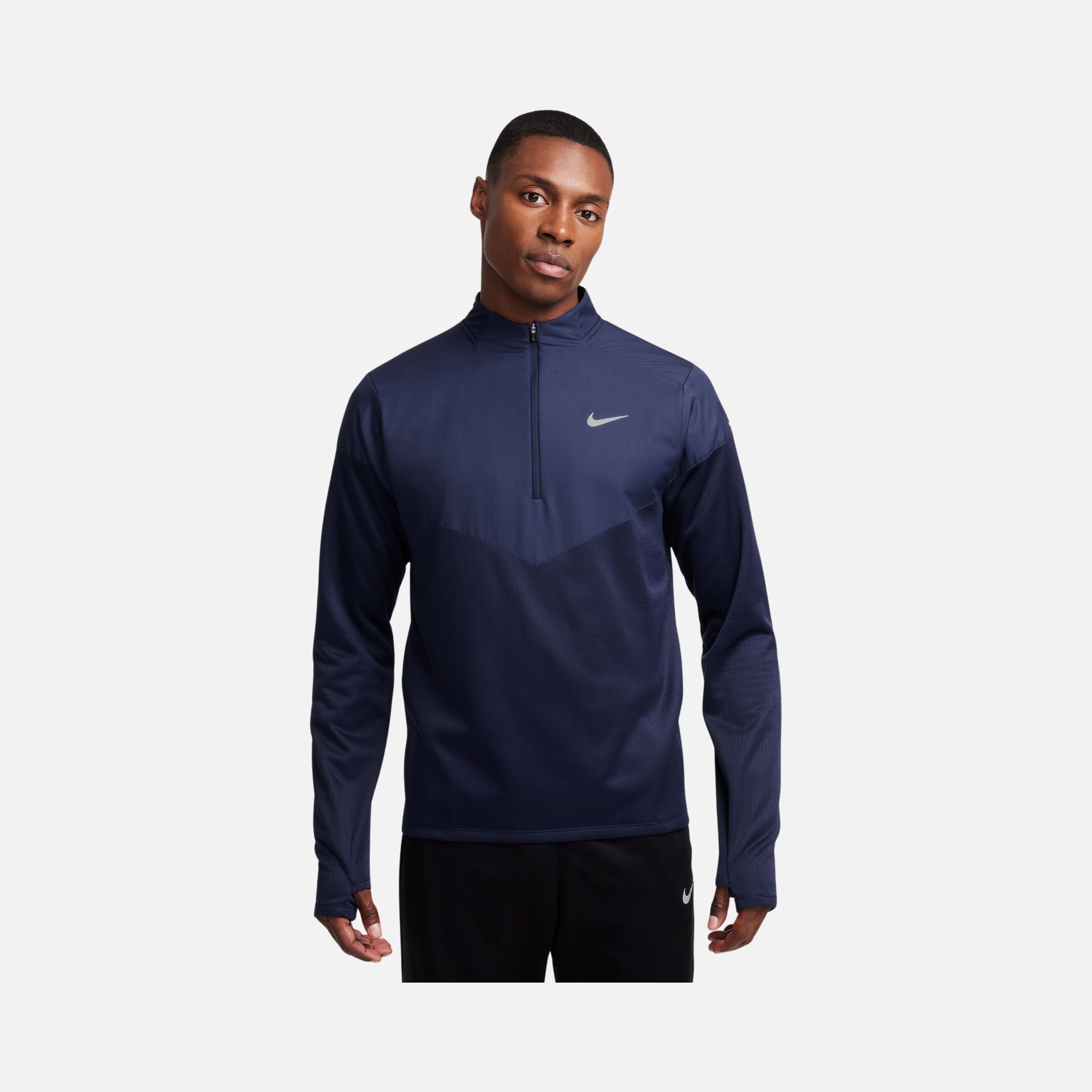 Nike Therma-Fit Repel Sphere Element Winter Half-Zip Long-Sleeve Running Erkek Tişört