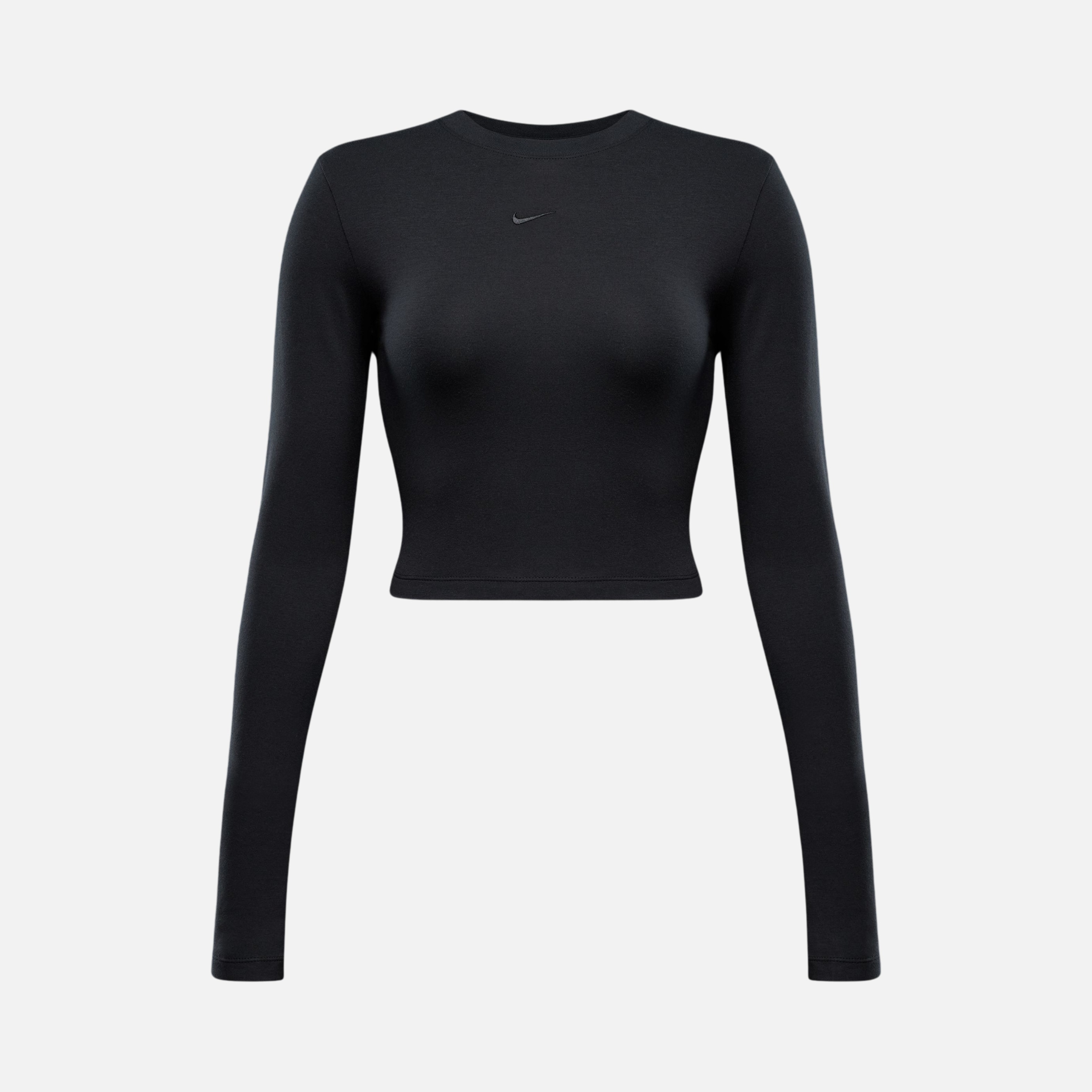Nike Sportswear Chill Knit Slim Cropped Long-Sleeve Kadın Tişört