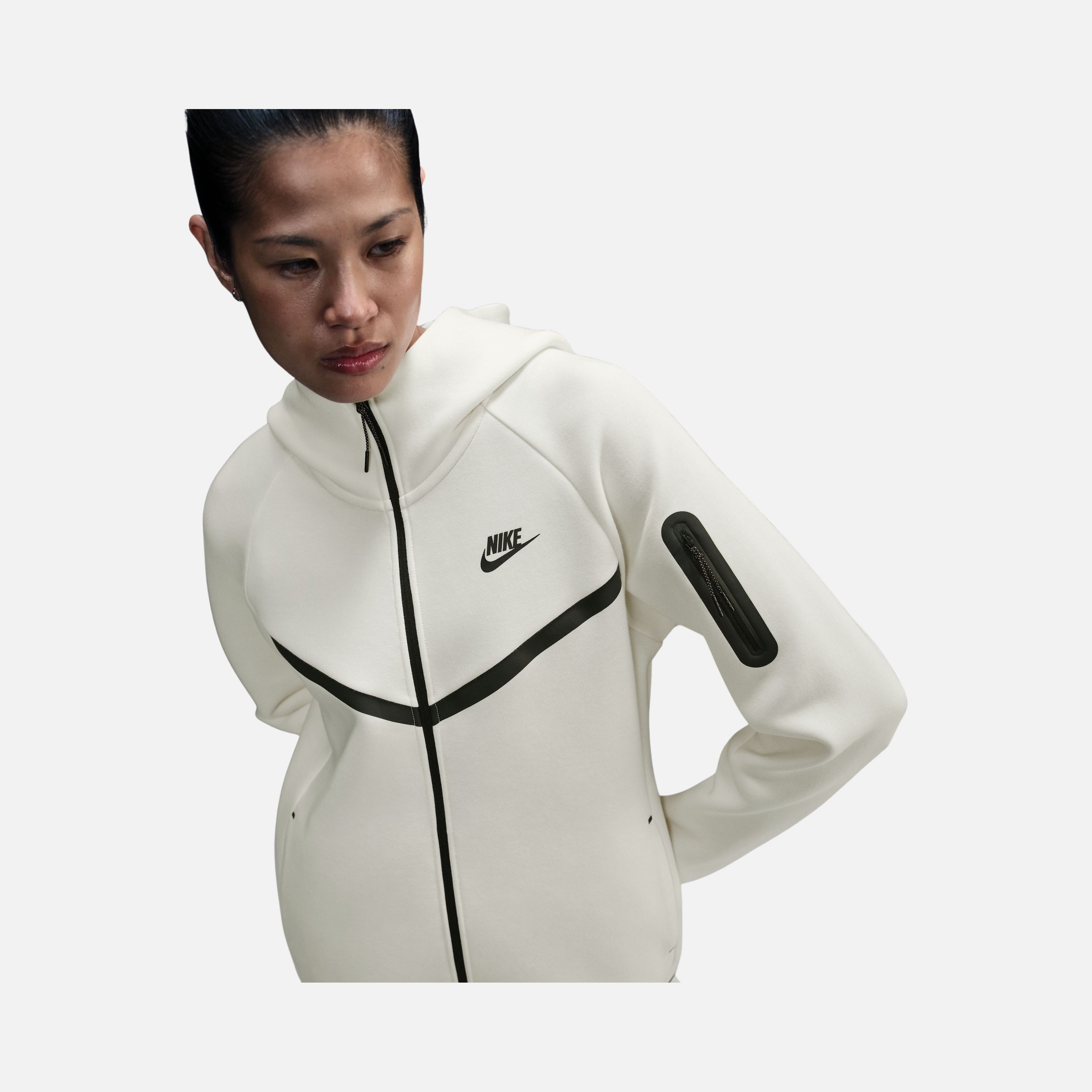 Nike Sportswear Tech Fleece Windrunner Full-Zip Hooded SS25 Kadın Sweatshirt