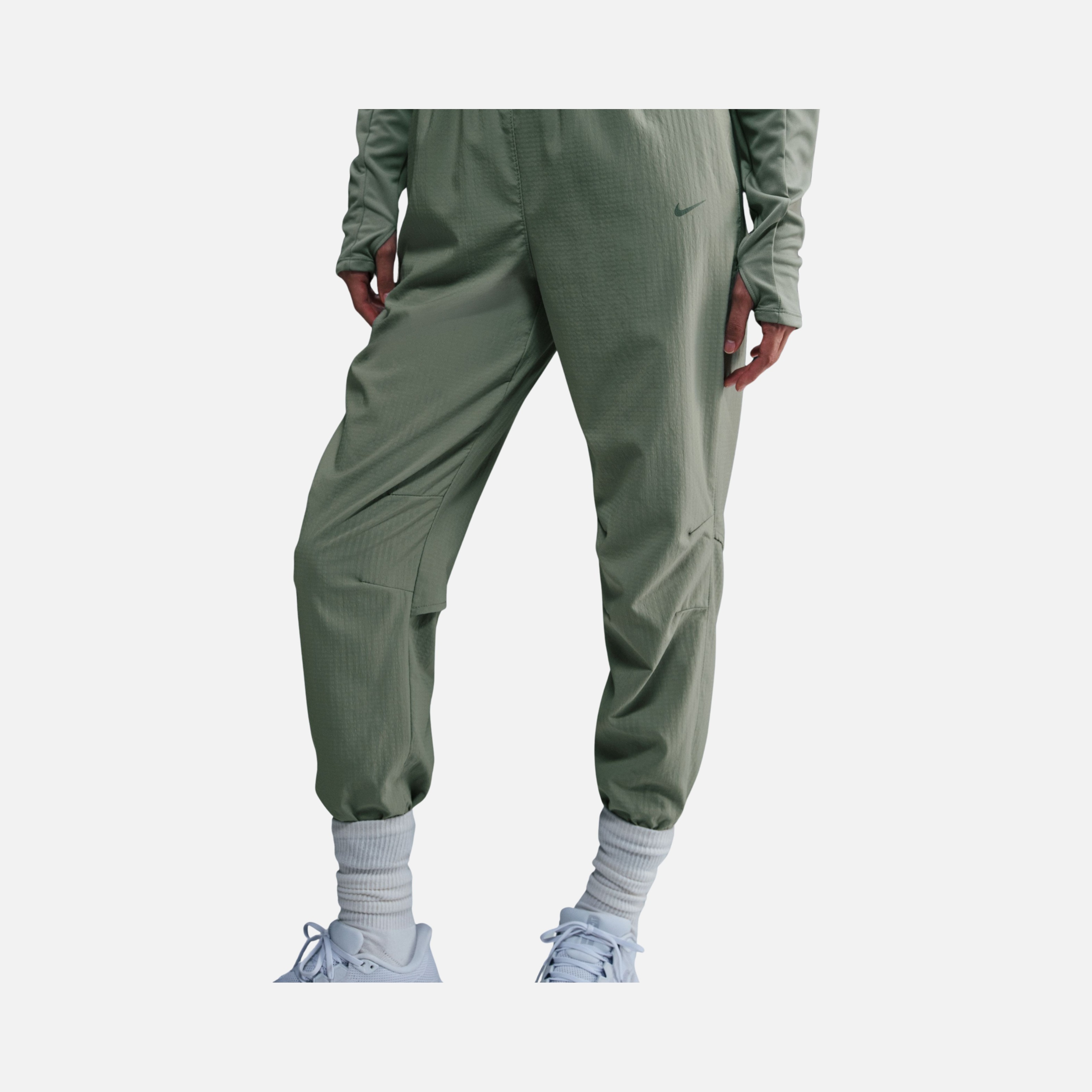 Nike Dri-Fit Fast Mid-Rise 7/8 Warm-Up Running Kadın Eşofman Altı