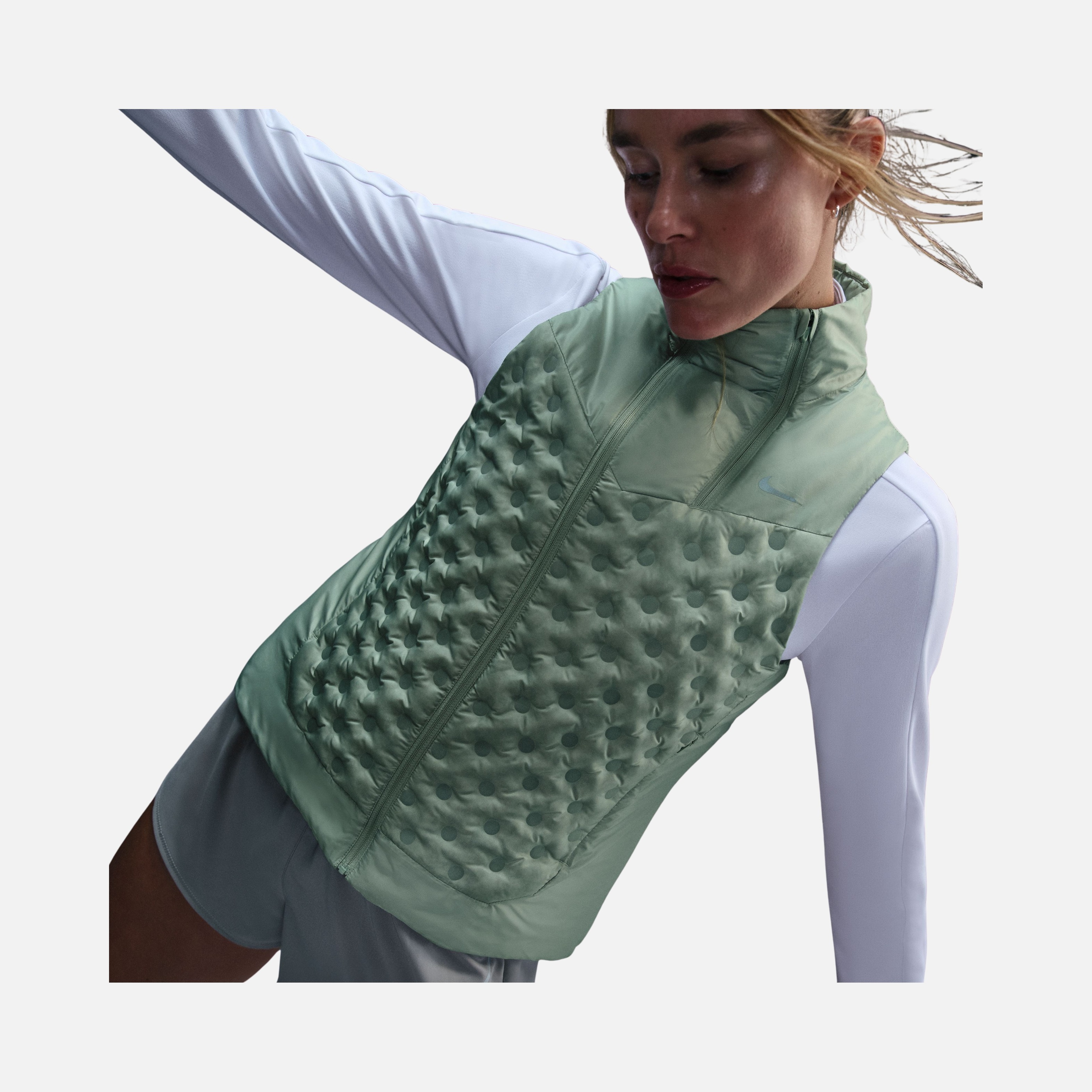 Nike Therma-Fit ADV Repel AeroLoft Running Full-Zip Hoodie Kadın Yelek