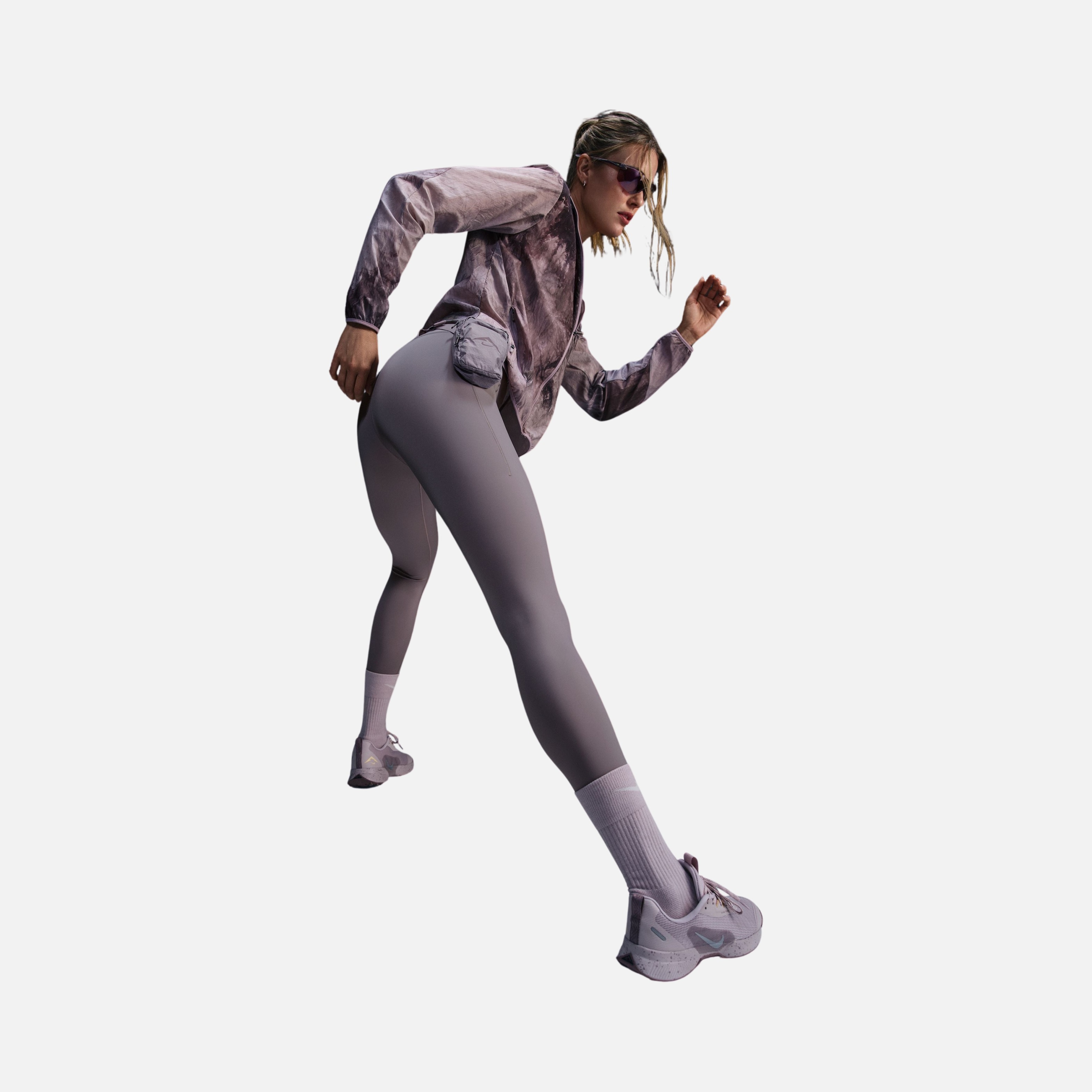 Nike Dri-Fit Go Firm-Support High-Waisted 7/8 ''Removable Pack & Carabiner'' Trail Kadın Tayt