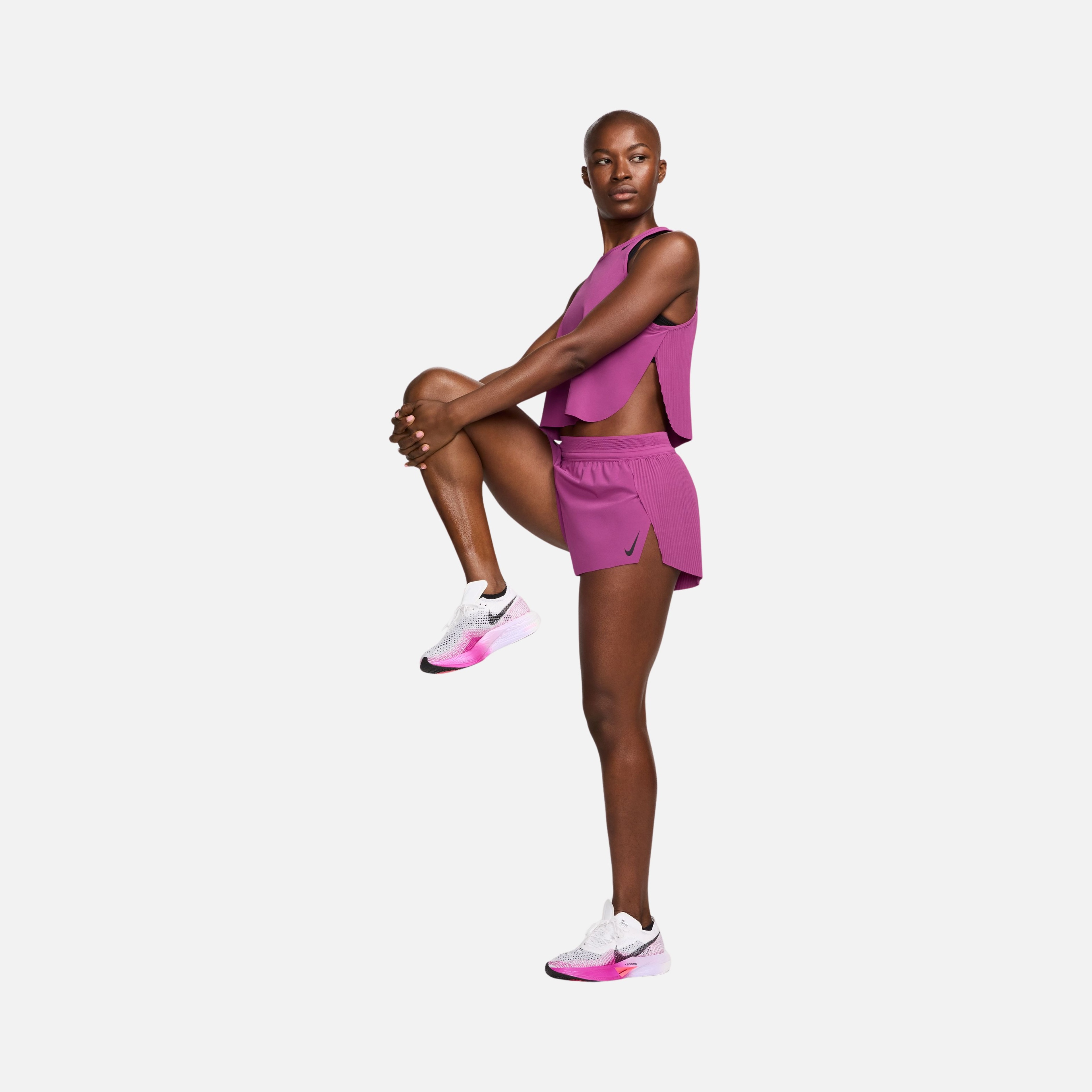 Nike AeroSwift Dri-Fit ADV Mid-Rise Brief-Lined 3" Running Kadın Şort