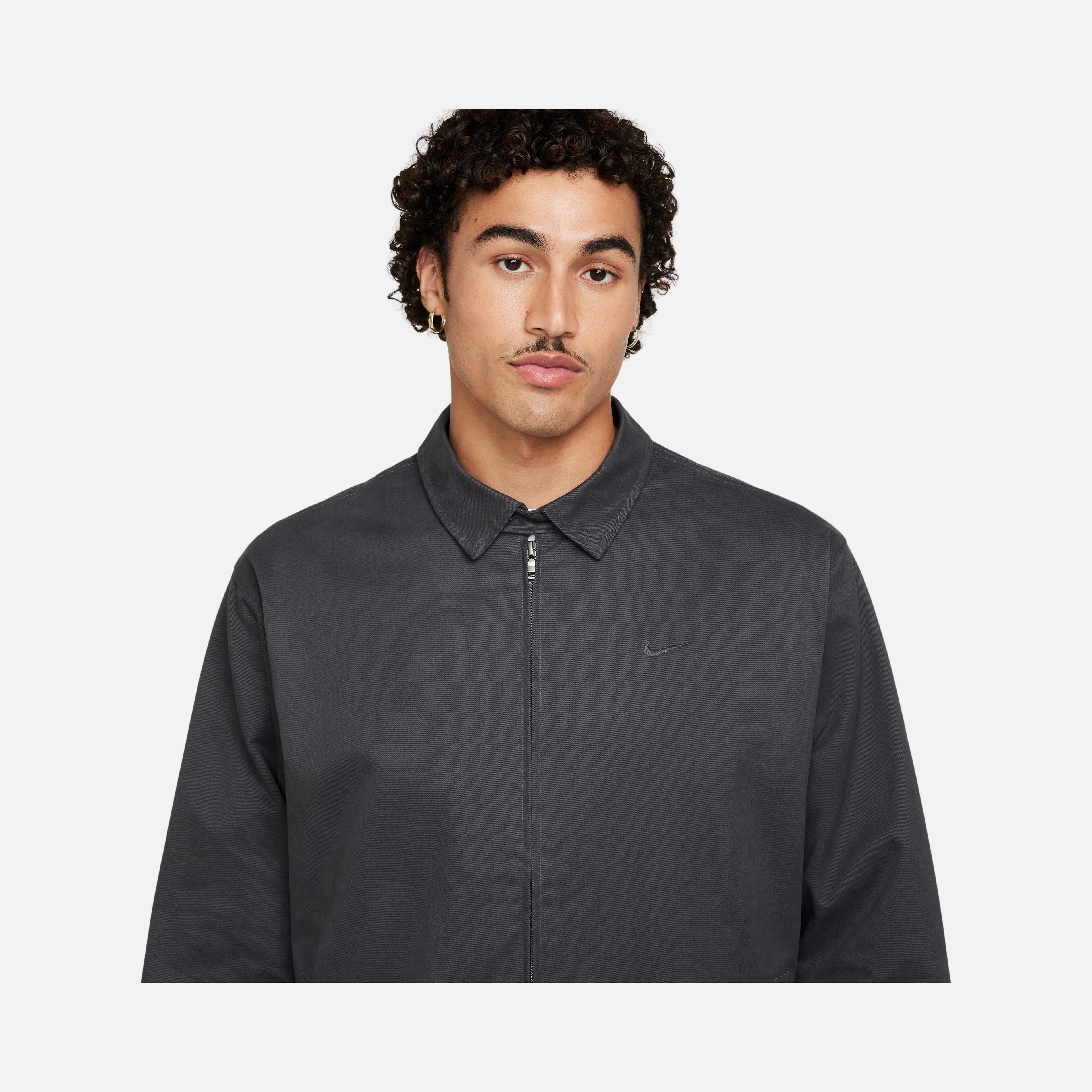 Nike Life Woven Harrington Wide Cut Full-Zip Erkek Ceket