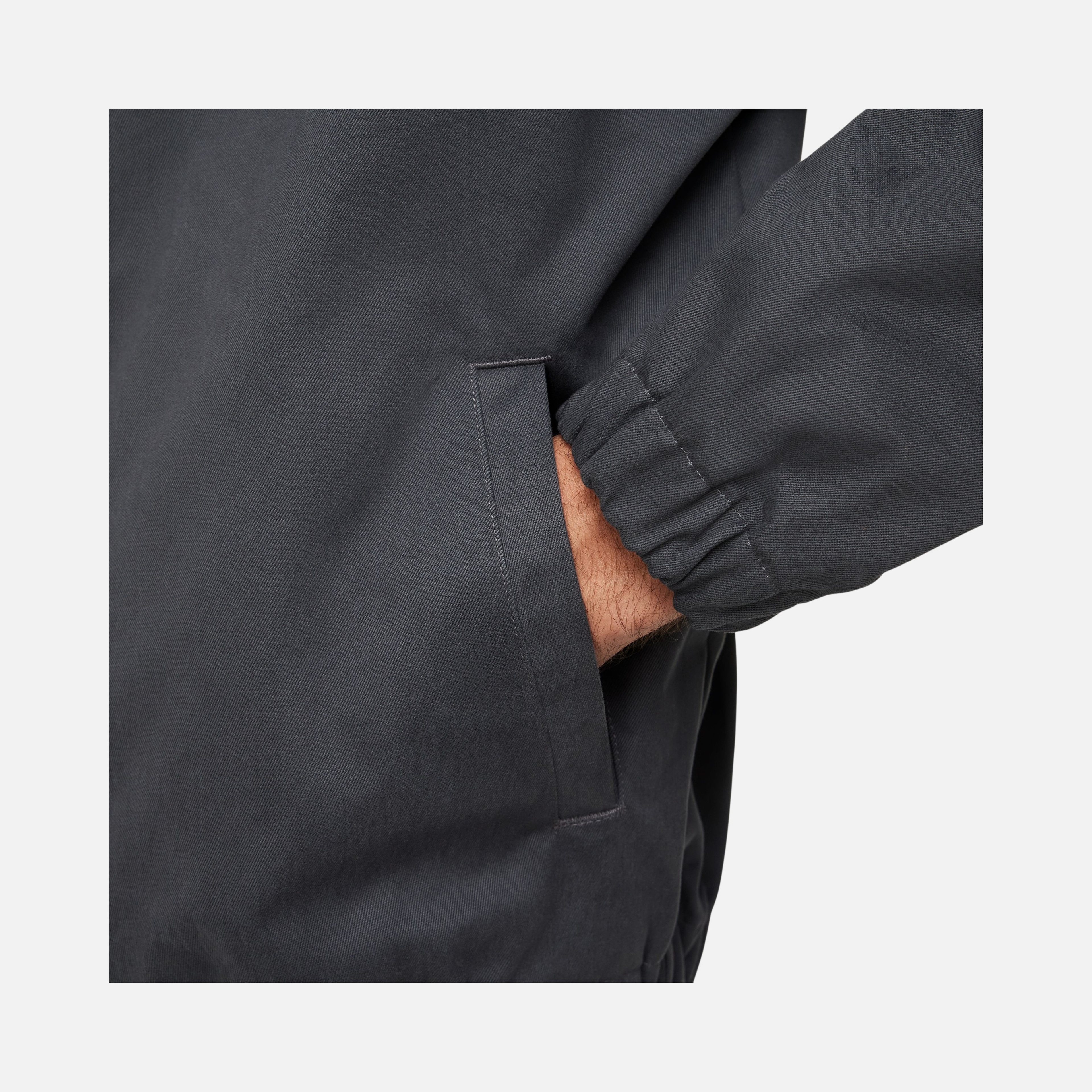 Nike Life Woven Harrington Wide Cut Full-Zip Erkek Ceket