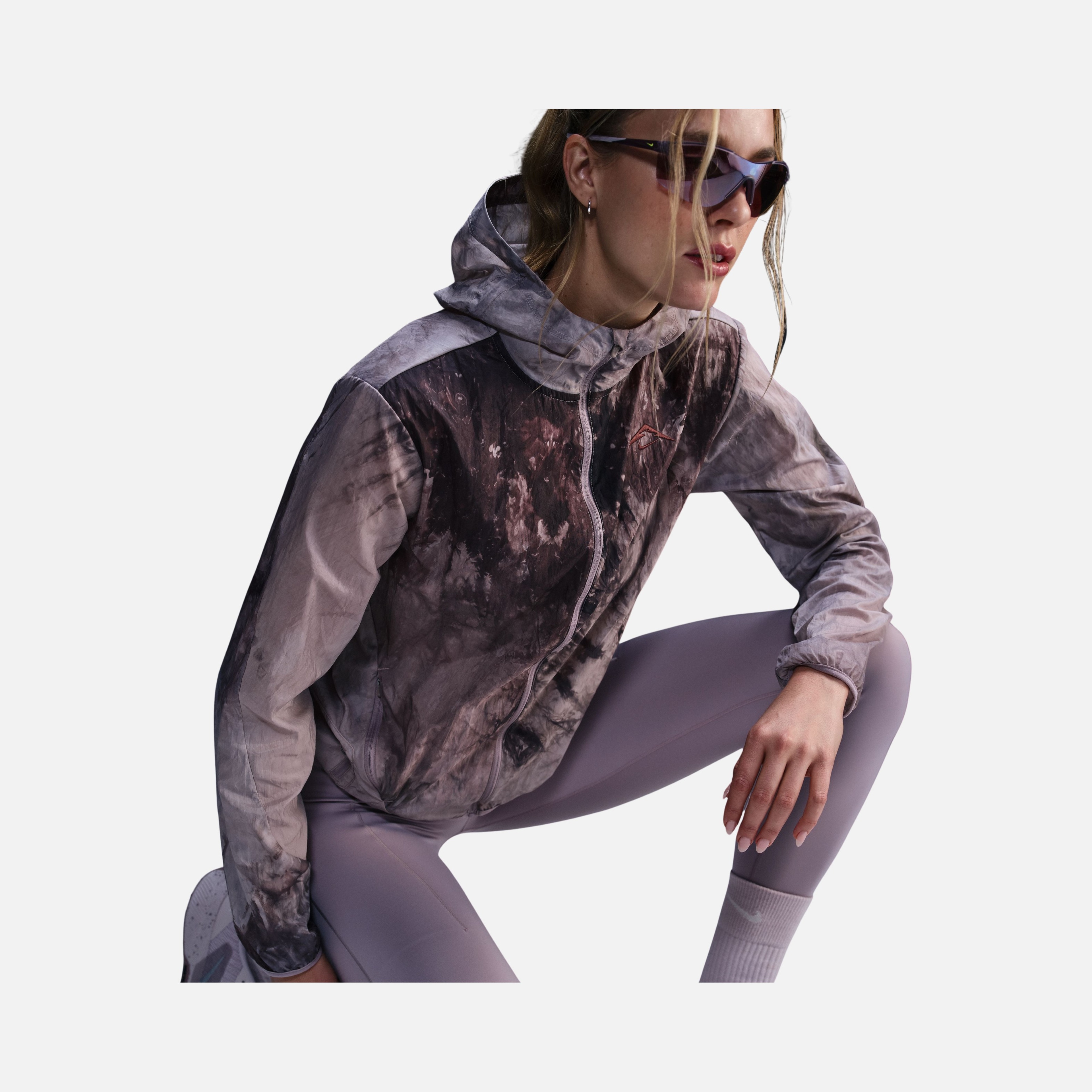 Nike Trail Repel Running Water Repellent Full-Zip Hoodie Kadın Ceket