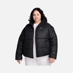 Nike Sportswear Classic Puffer Therma-Fit Loose Full-Zip Hoodie (Plus Size) Kadın Mont