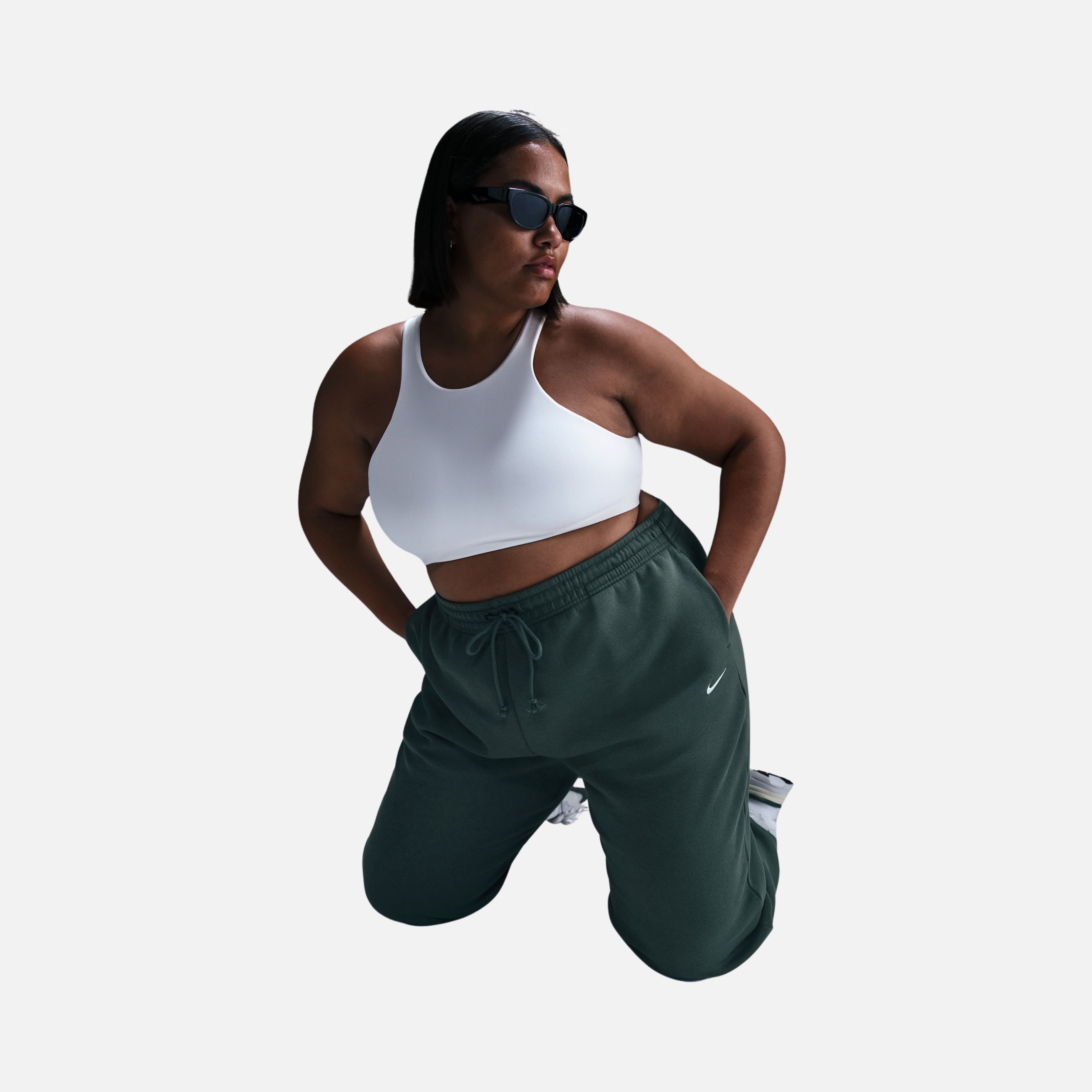 Nike Sportswear Phoenix Fleece High-Waisted Oversized CO (Plus Size) Kadın Eşofman Altı