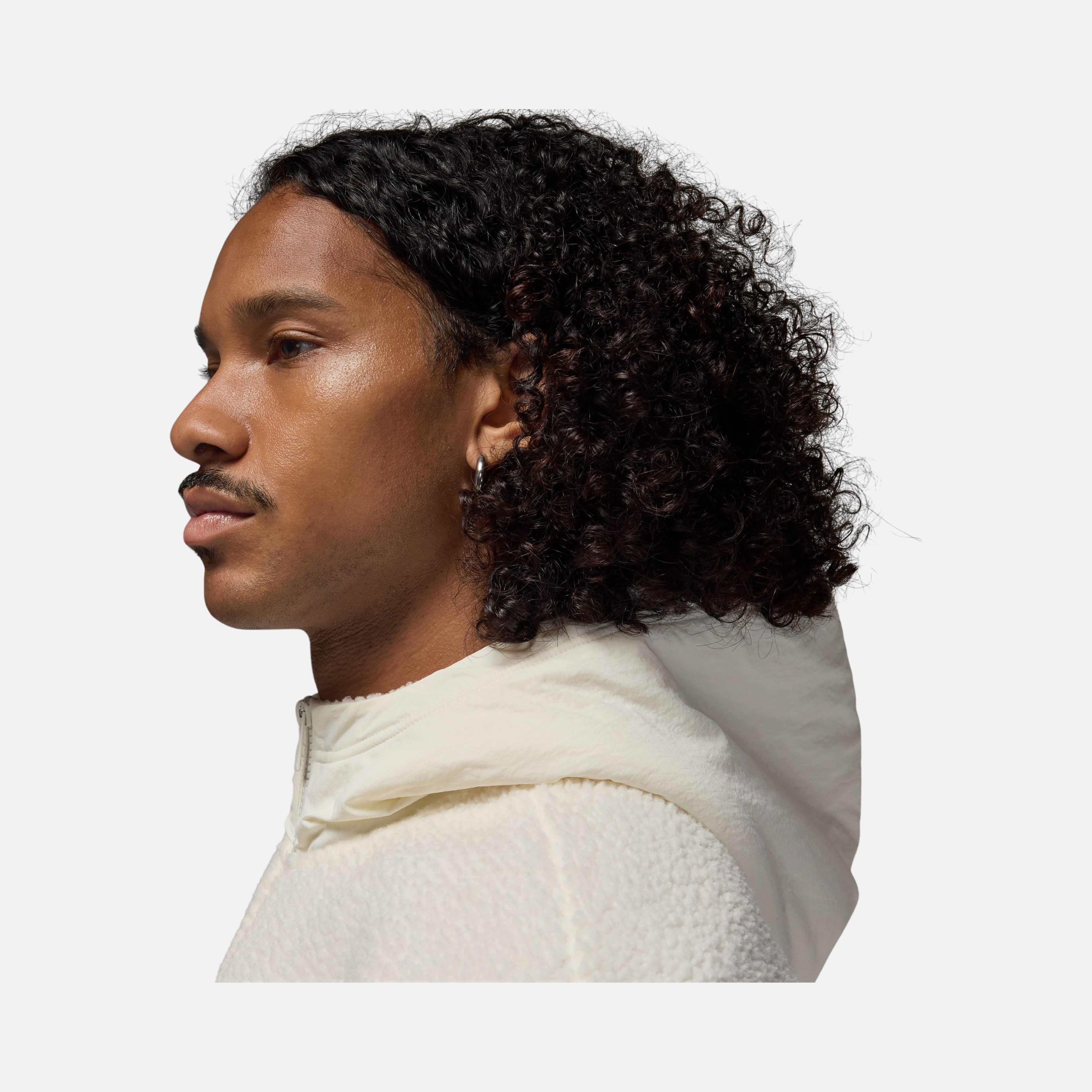 Nike Jordan Flight Sherpa Half-Zip Hoodie Erkek Sweatshirt