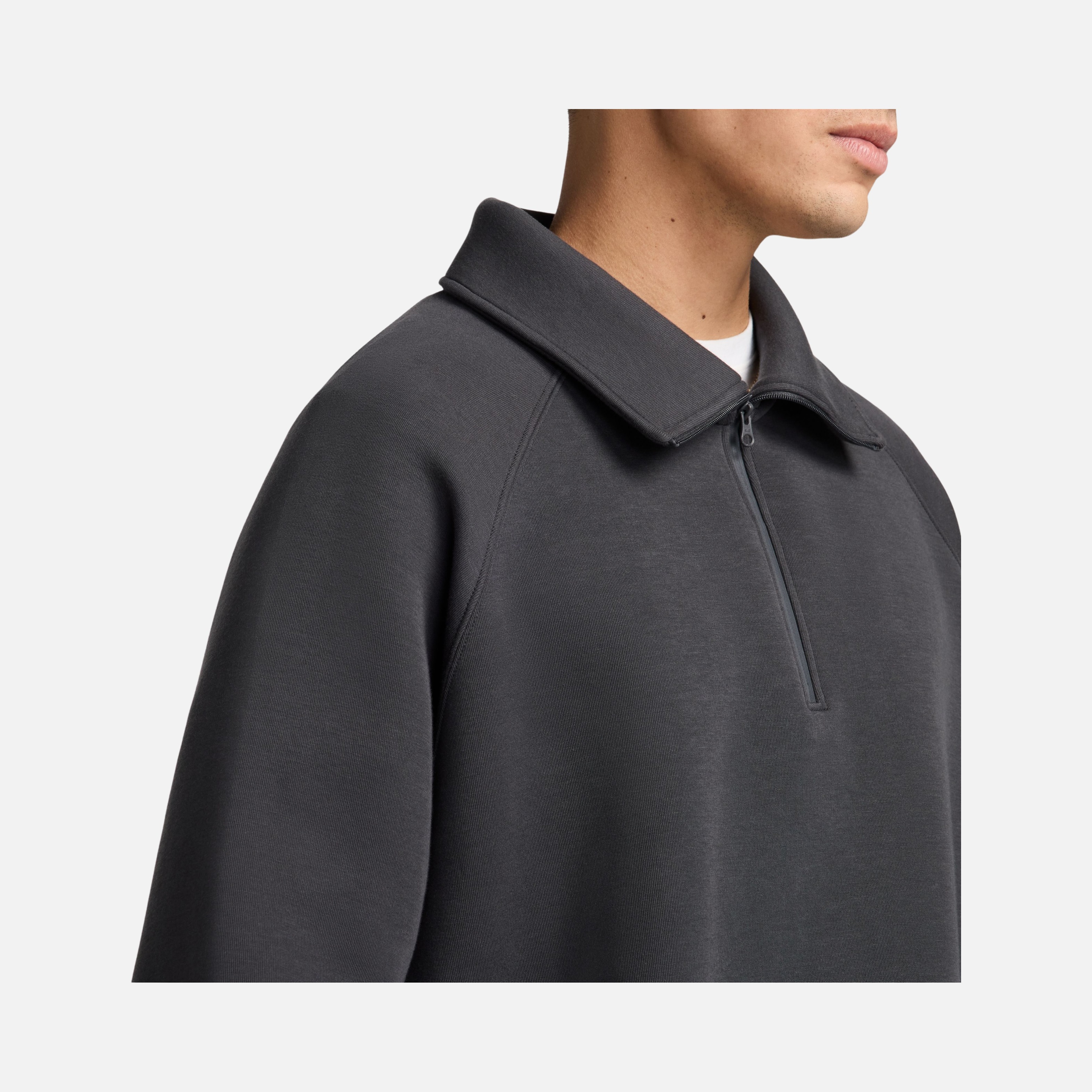 Nike Sportswear Tech Fleece Ribbed Half-Zip Erkek Sweatshirt