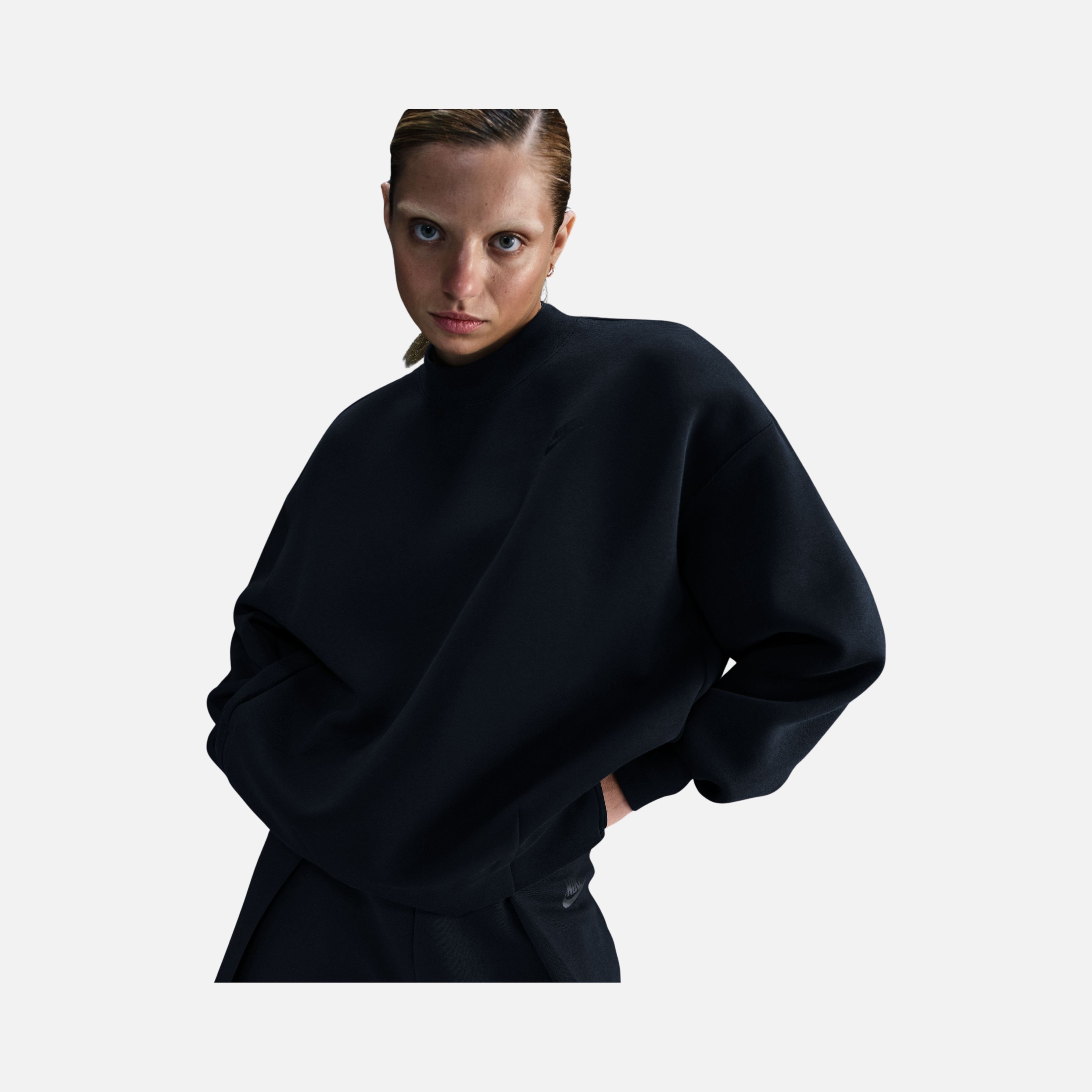 Nike Sportswear Tech Fleece Oversized Crew-neck Kadın Sweatshirt