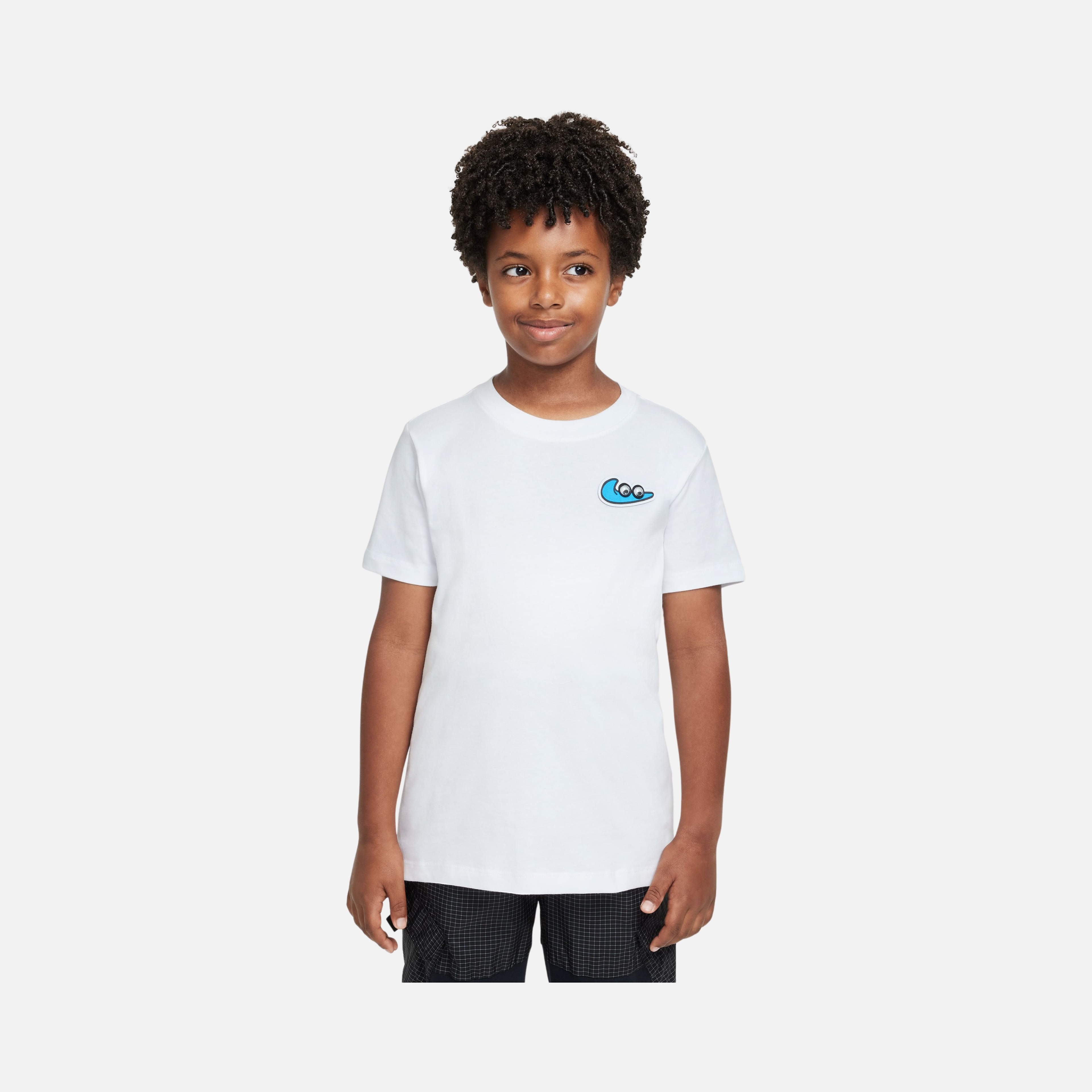 Nike Sportswear Swooshy Screen Printing Graphics Short-Sleeve Çocuk Tişört