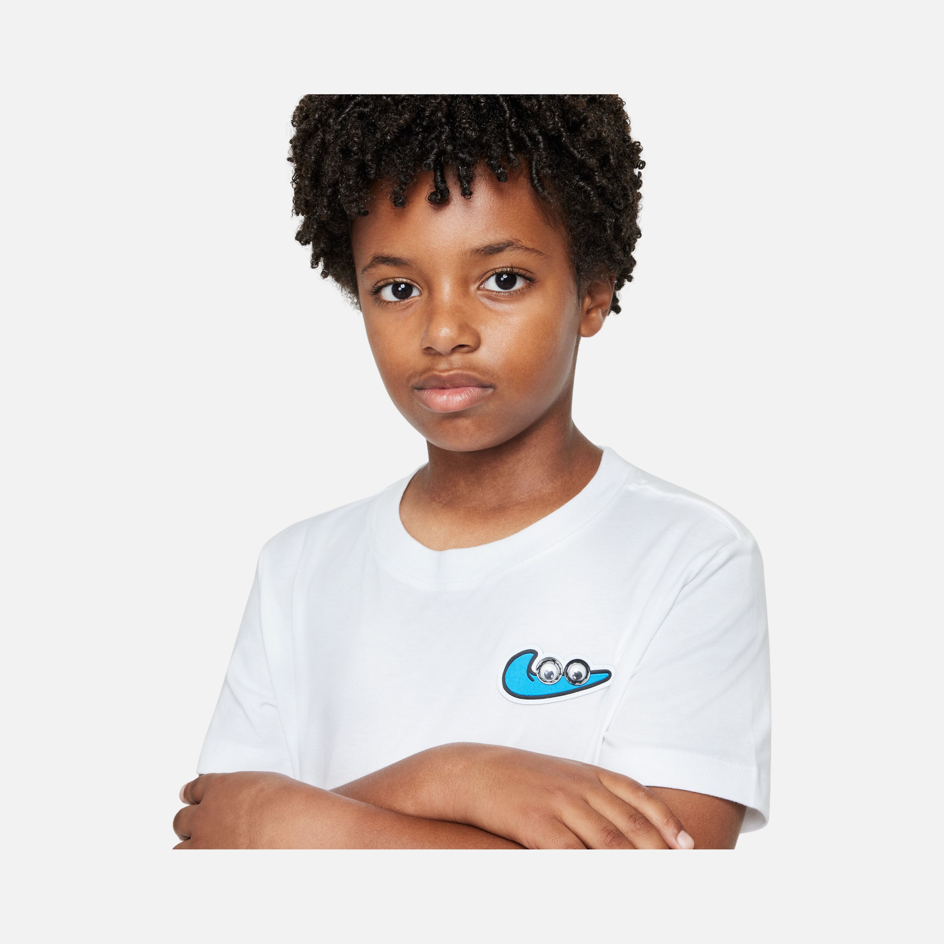 Nike Sportswear Swooshy Screen Printing Graphics Short-Sleeve Çocuk Tişört