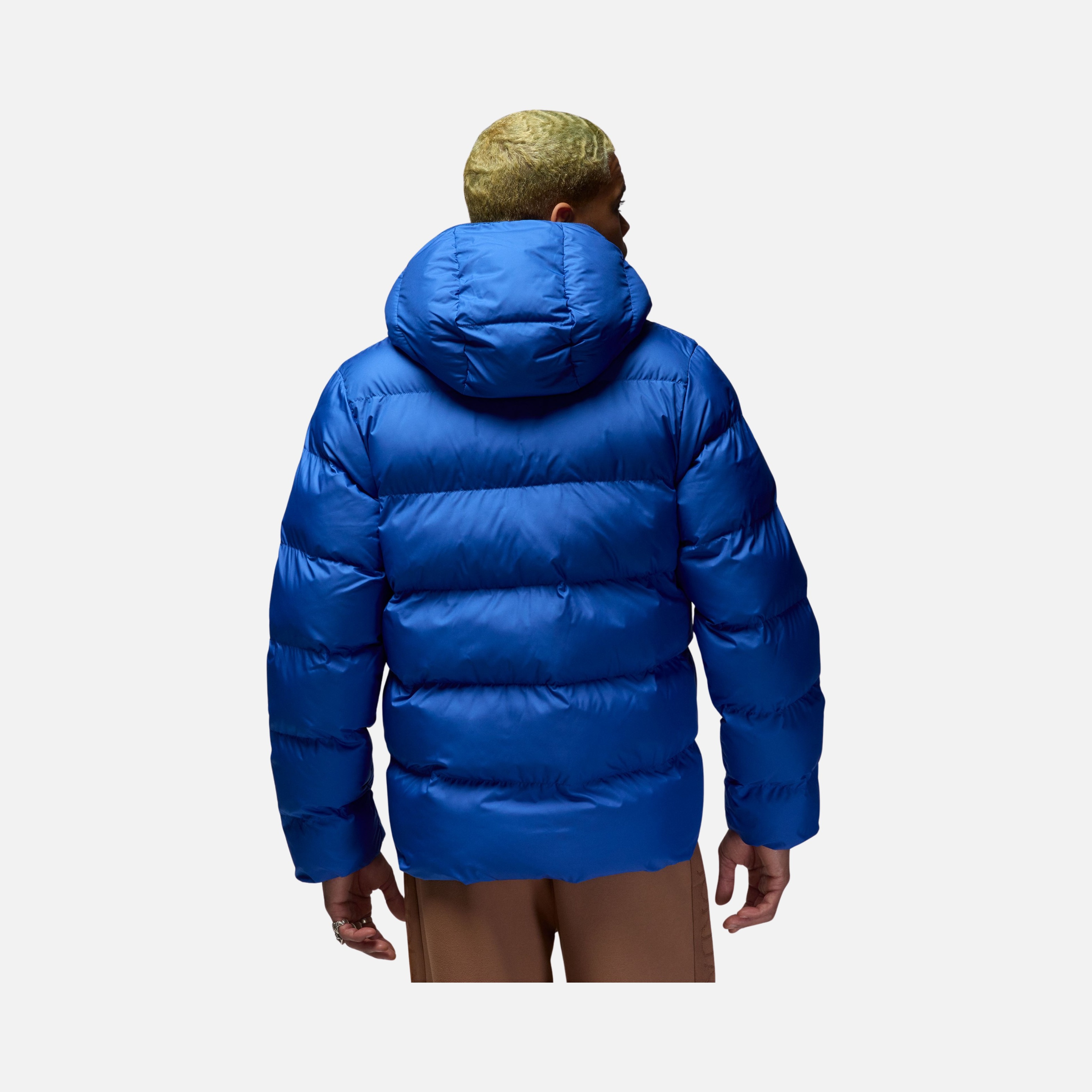 Nike Jordan Brooklyn Therma-Fit Essentials Core Puffer Full-2 Way Zipper Hoodie Erkek Mont