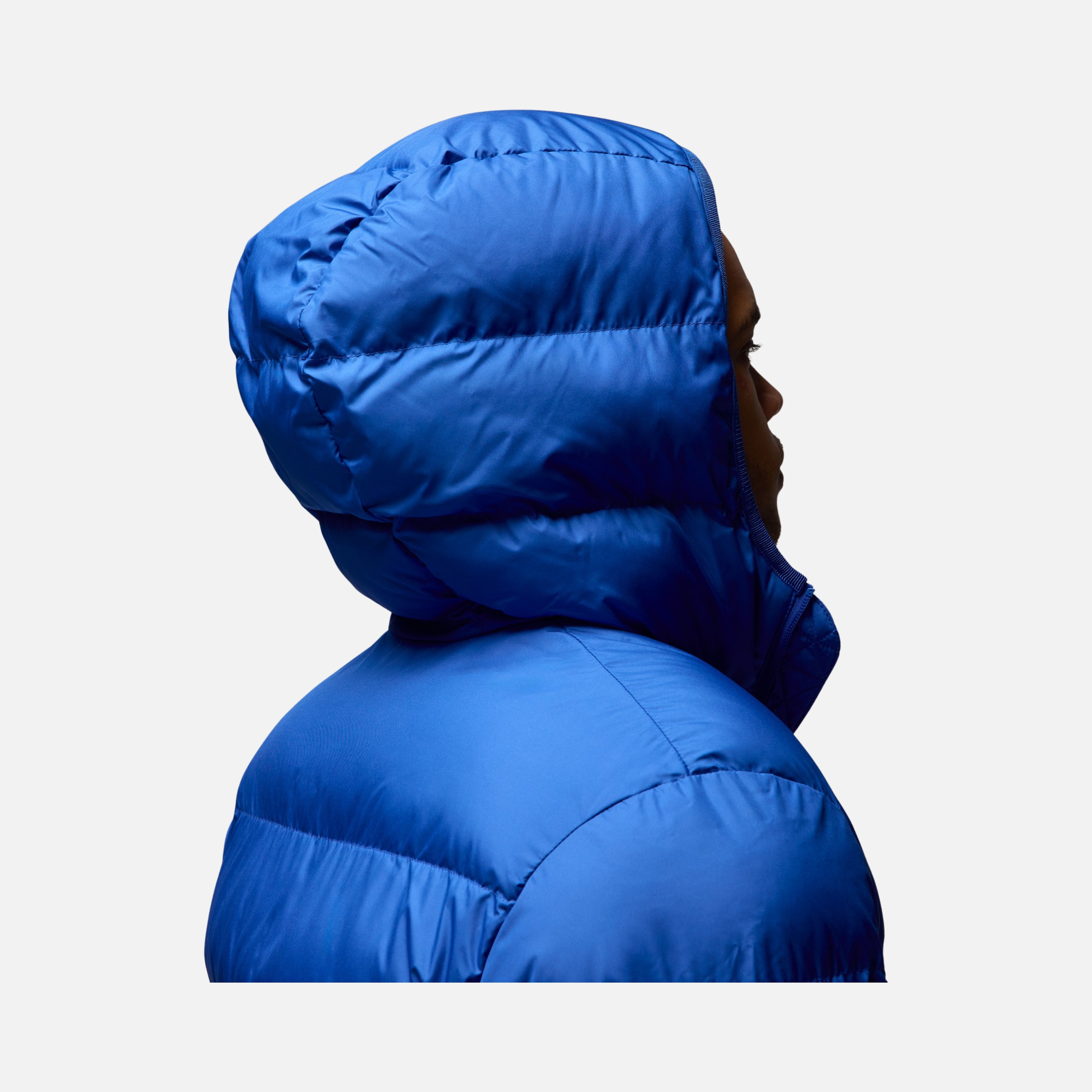 Nike Jordan Brooklyn Therma-Fit Essentials Core Puffer Full-2 Way Zipper Hoodie Erkek Mont