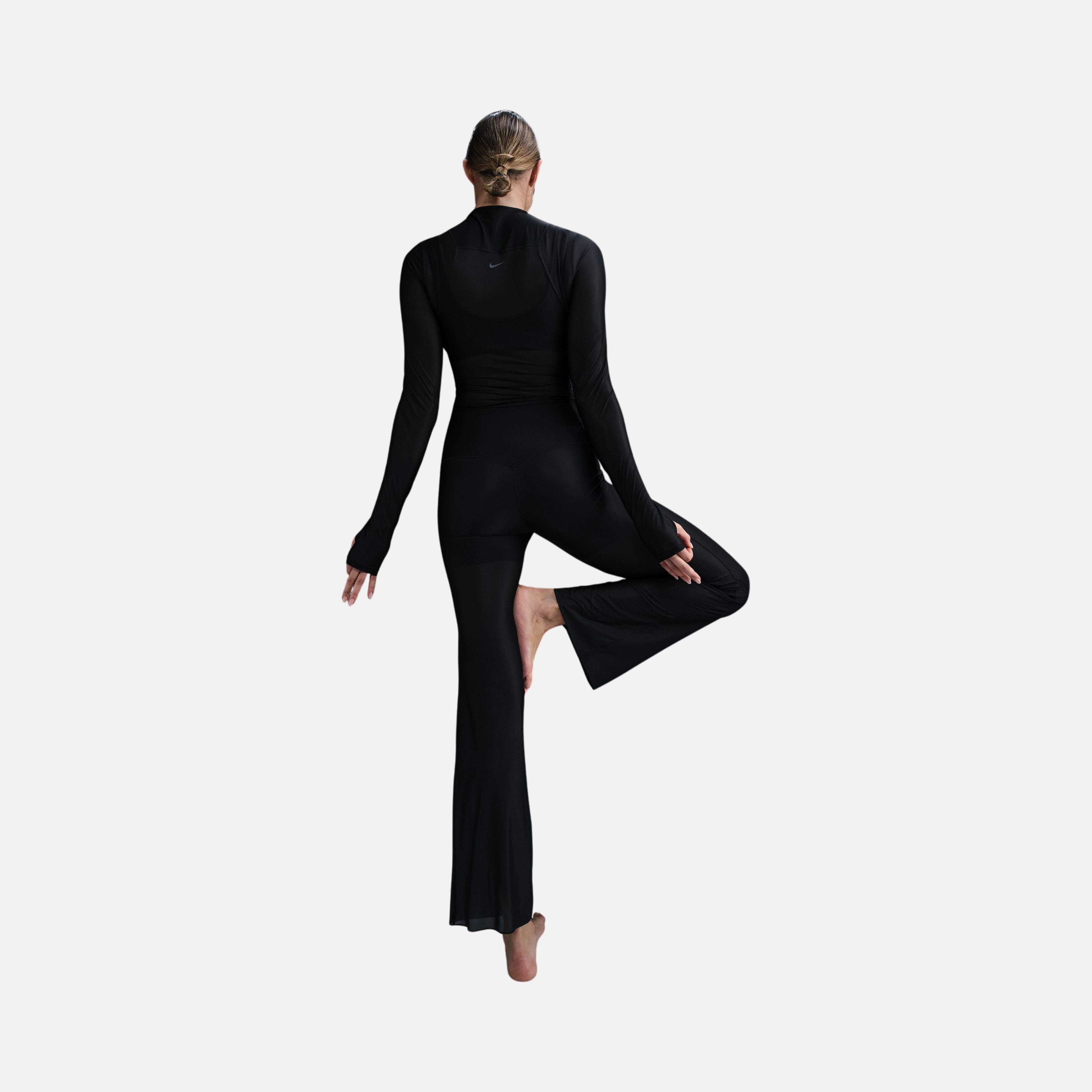 Nike Dri-Fit Zenvy High Waist Sheer Training Kadın Pantolon