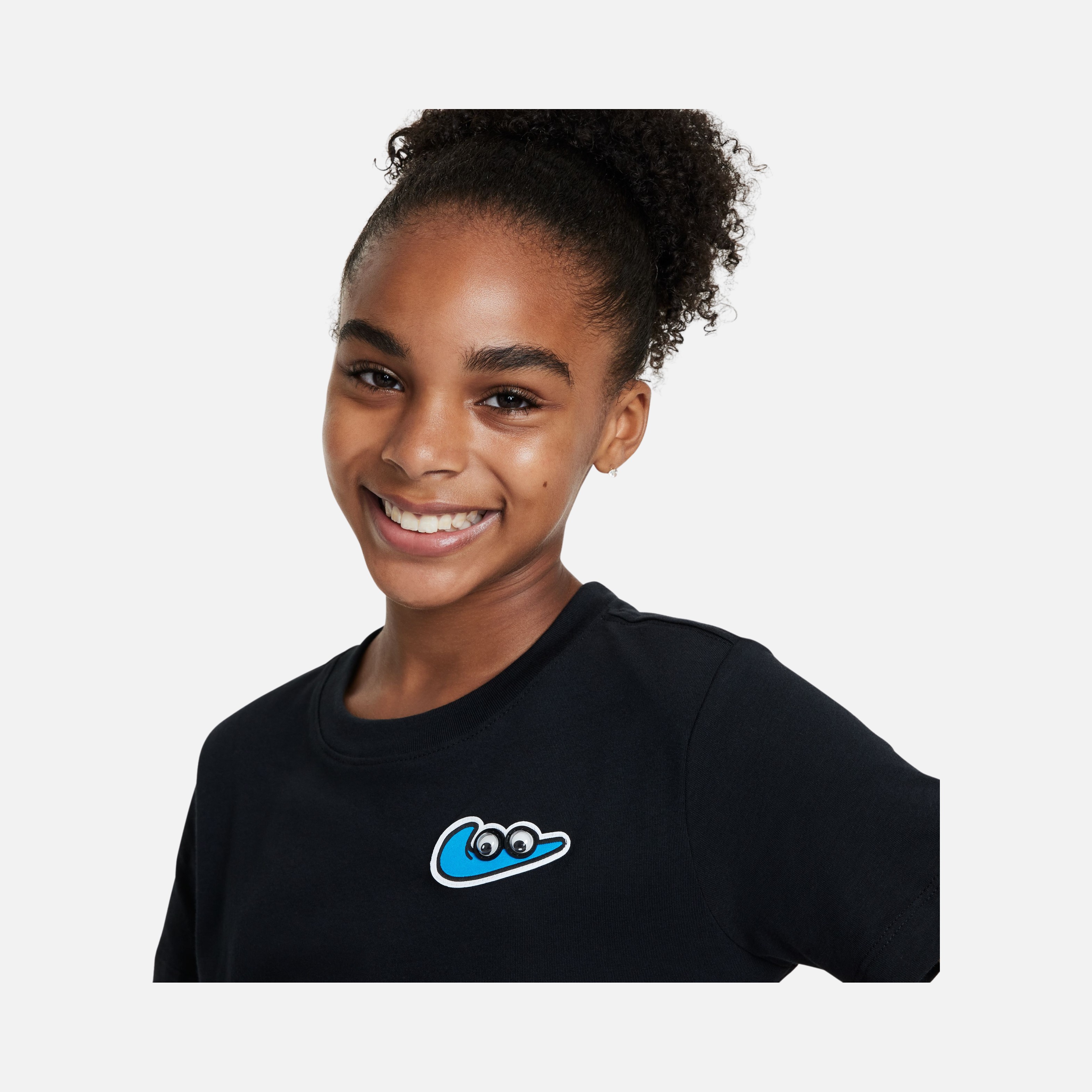 Nike Sportswear Swooshy Screen Printing Graphics Short-Sleeve Çocuk Tişört