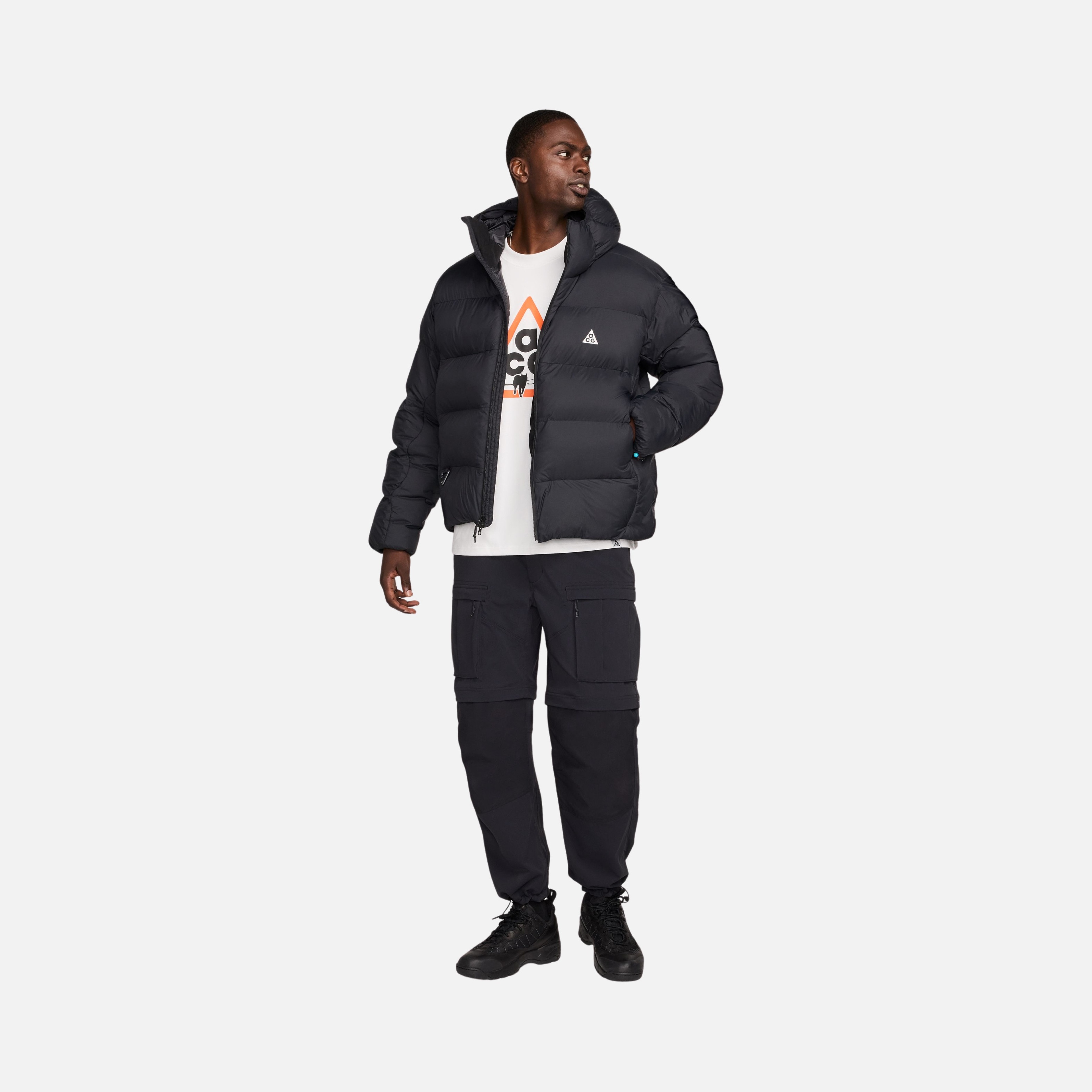 Nike Sportswear ACG "Lunar Lake" PrimaLoft® Therma-Fit ADV ''Can be packed in your bag'' Full-Zip Loose Hoode Erkek Mont