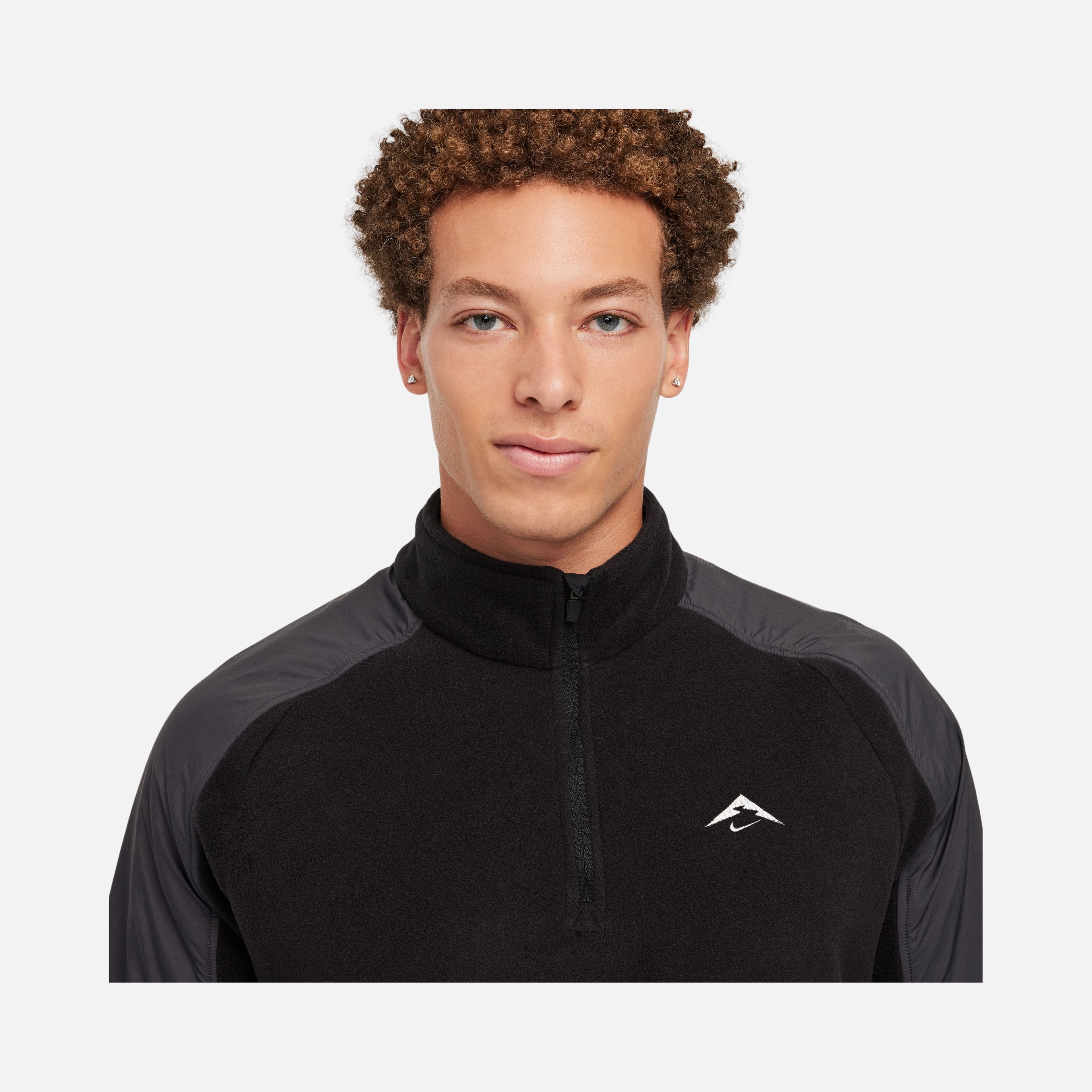Nike Trail Polartec® 1/4-Zip Fleece Running Long-Sleeve Erkek