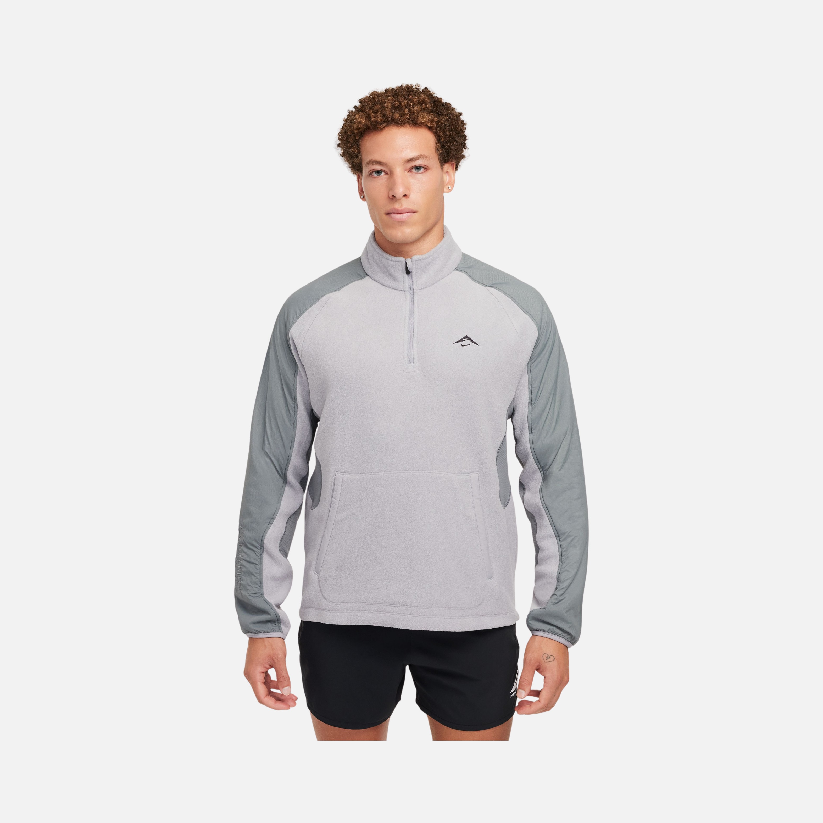Nike Trail Polartec® 1/4-Zip Fleece Running Long-Sleeve Erkek