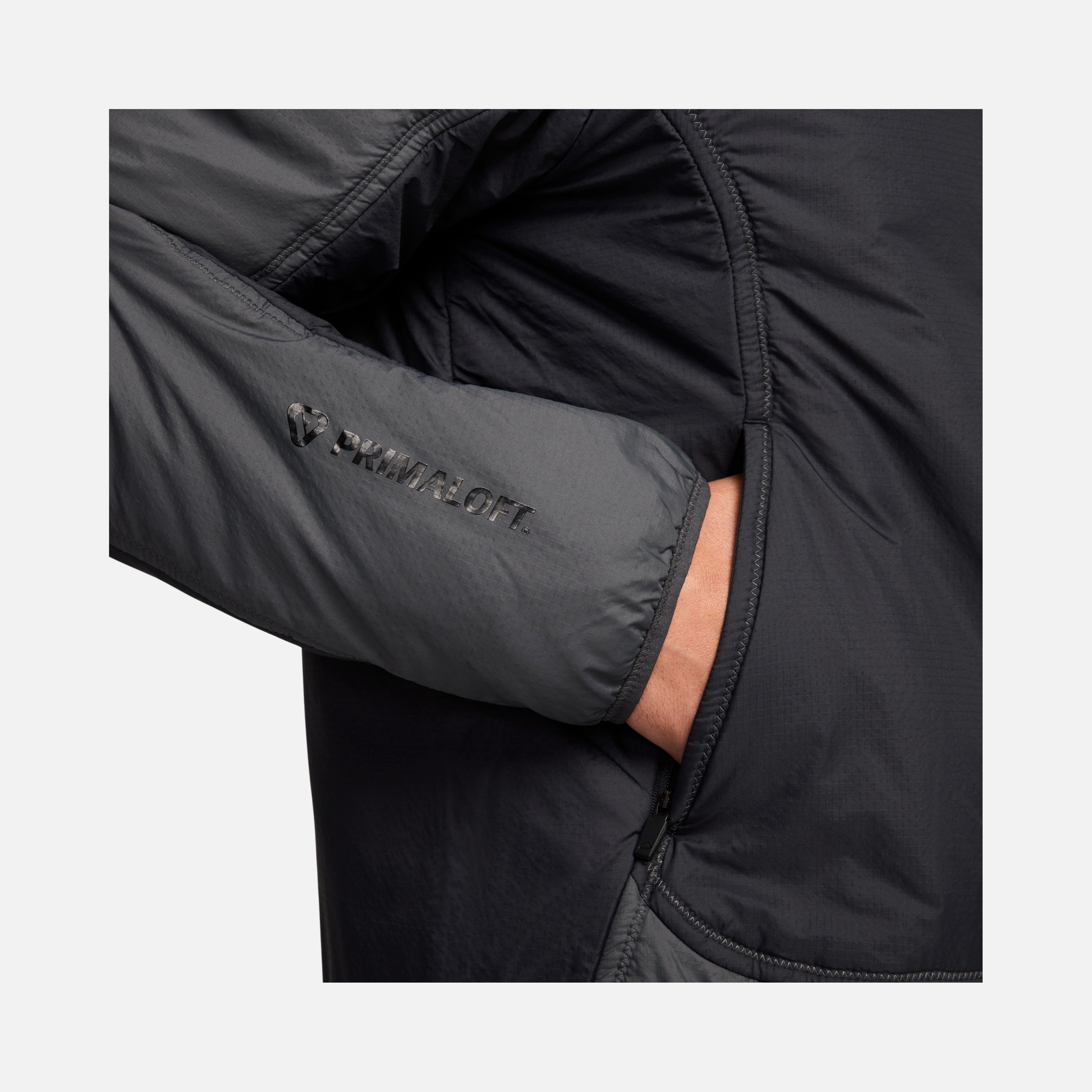 Nike Trail PrimaLoft® Thermoplume Therma-Fit Running Full-Zip Hoodie Erkek Ceket