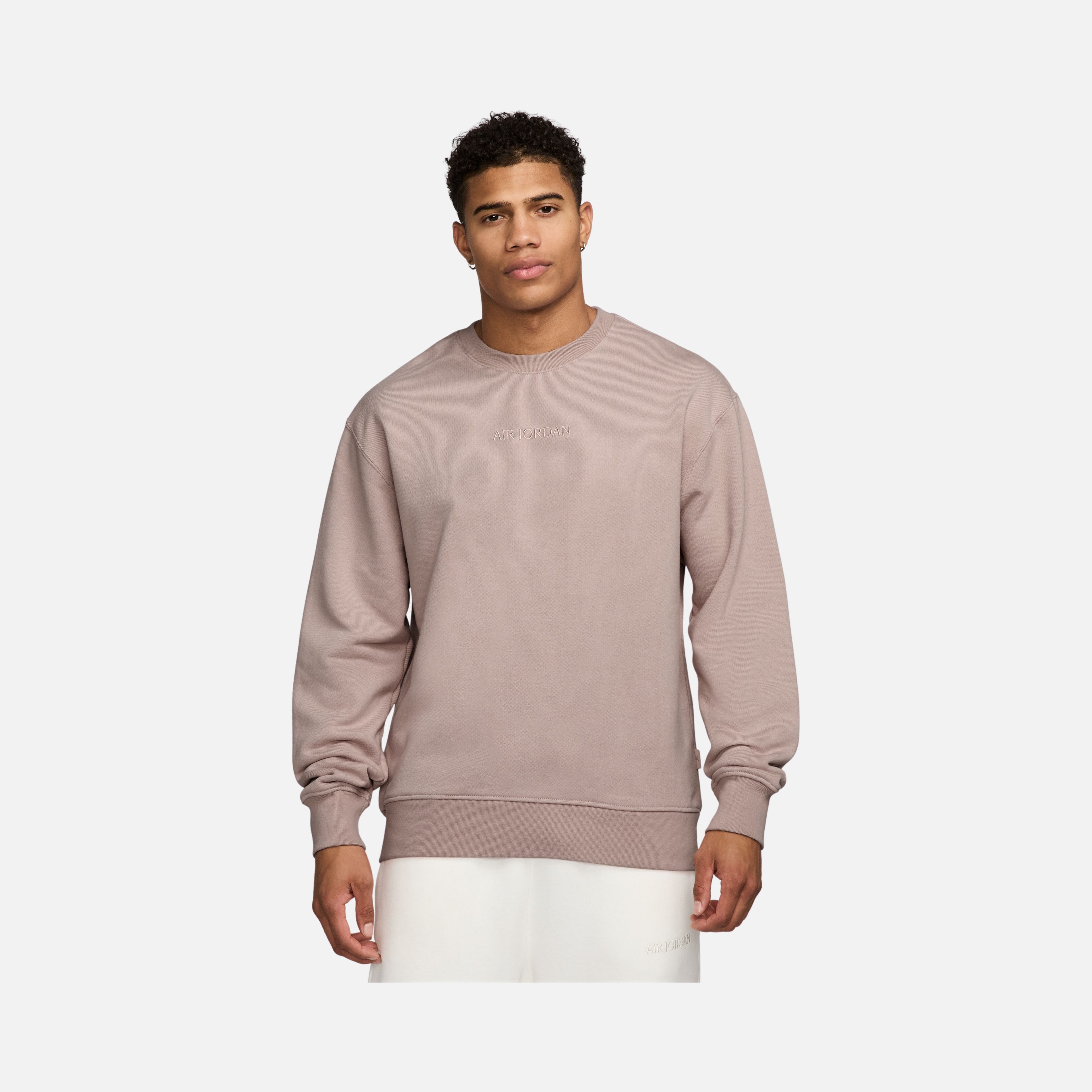 Nike Air Jordan Wordmark Fleece Crew-Neck Erkek Sweatshirt