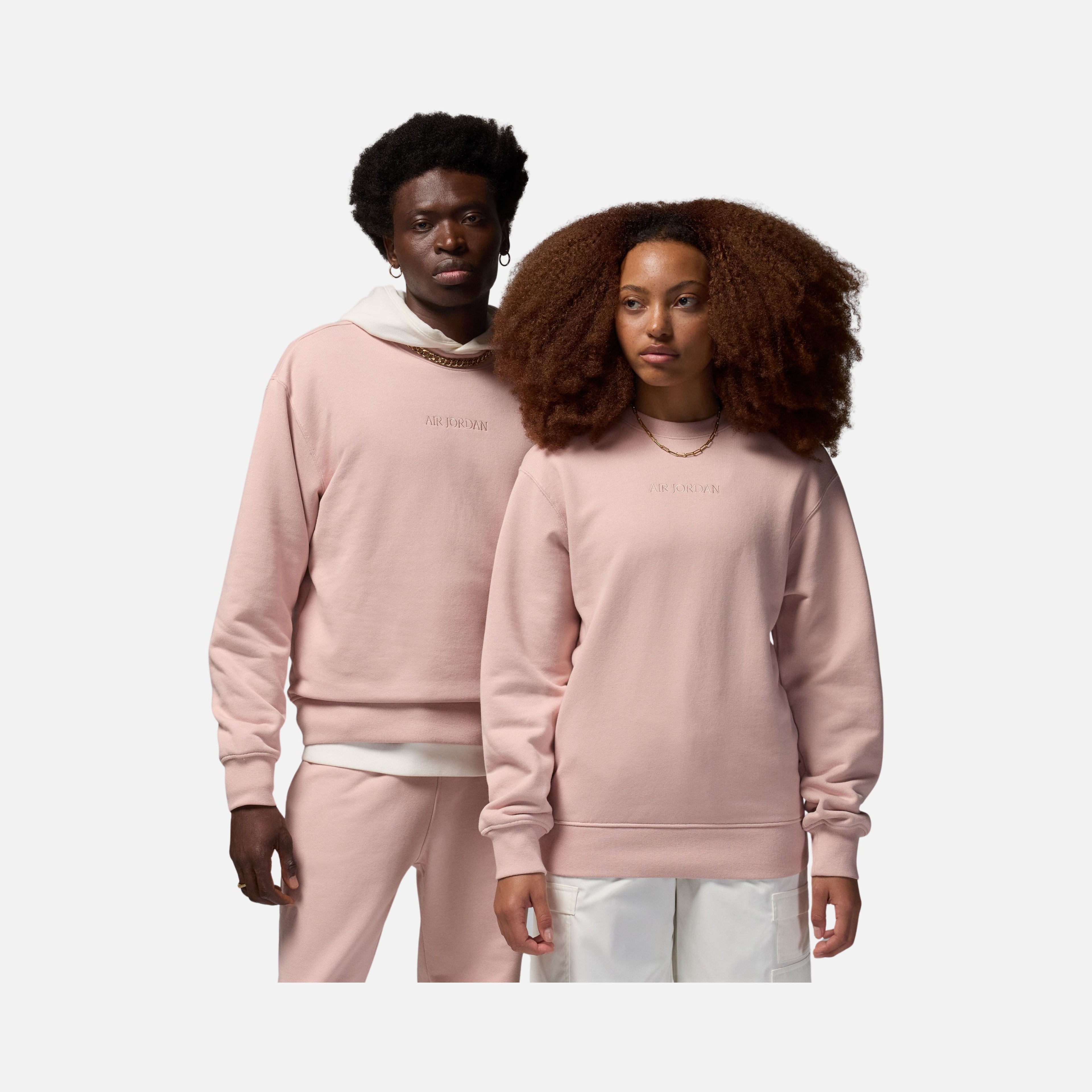 Nike Air Jordan Wordmark Fleece Crew-Neck Erkek Sweatshirt